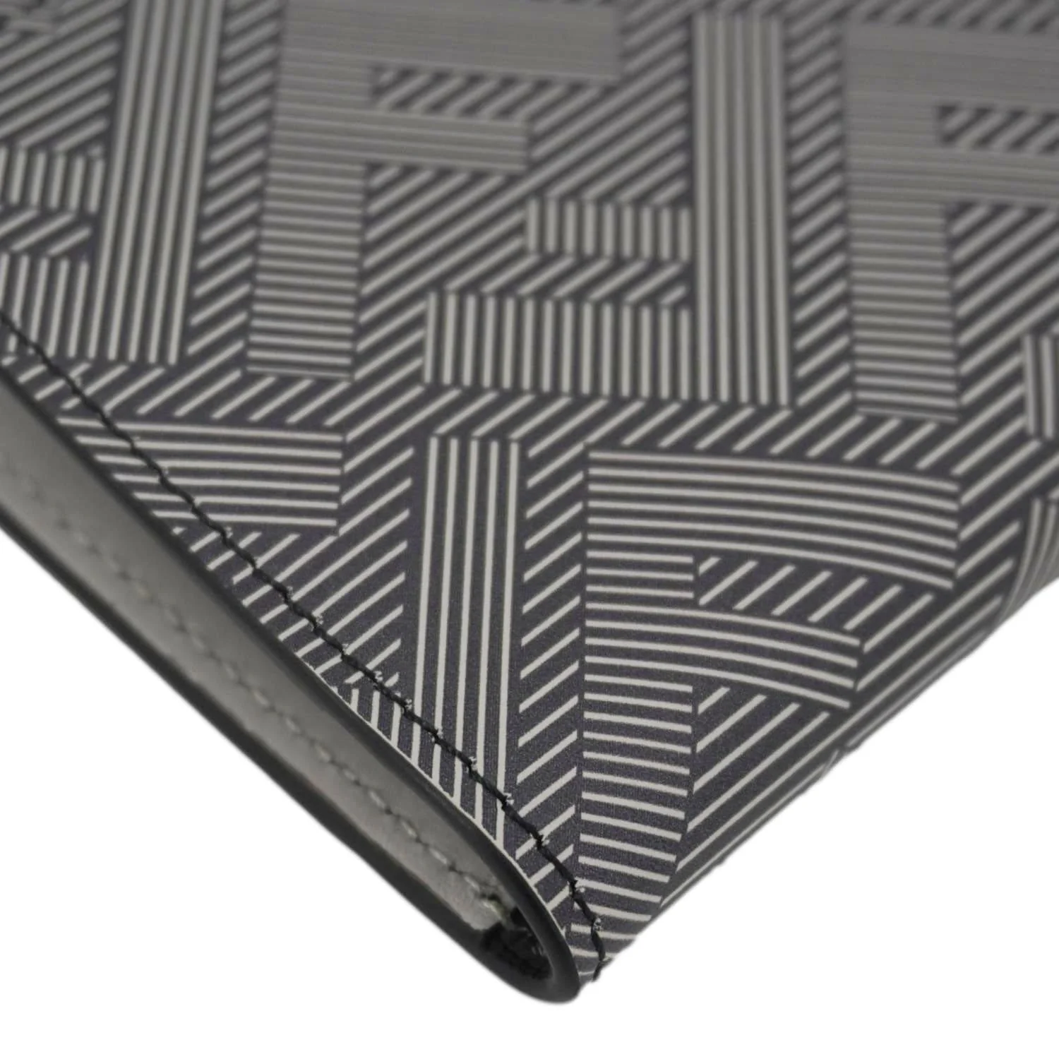 FENDI Shadow Leather Card Holder Gray - Image 6