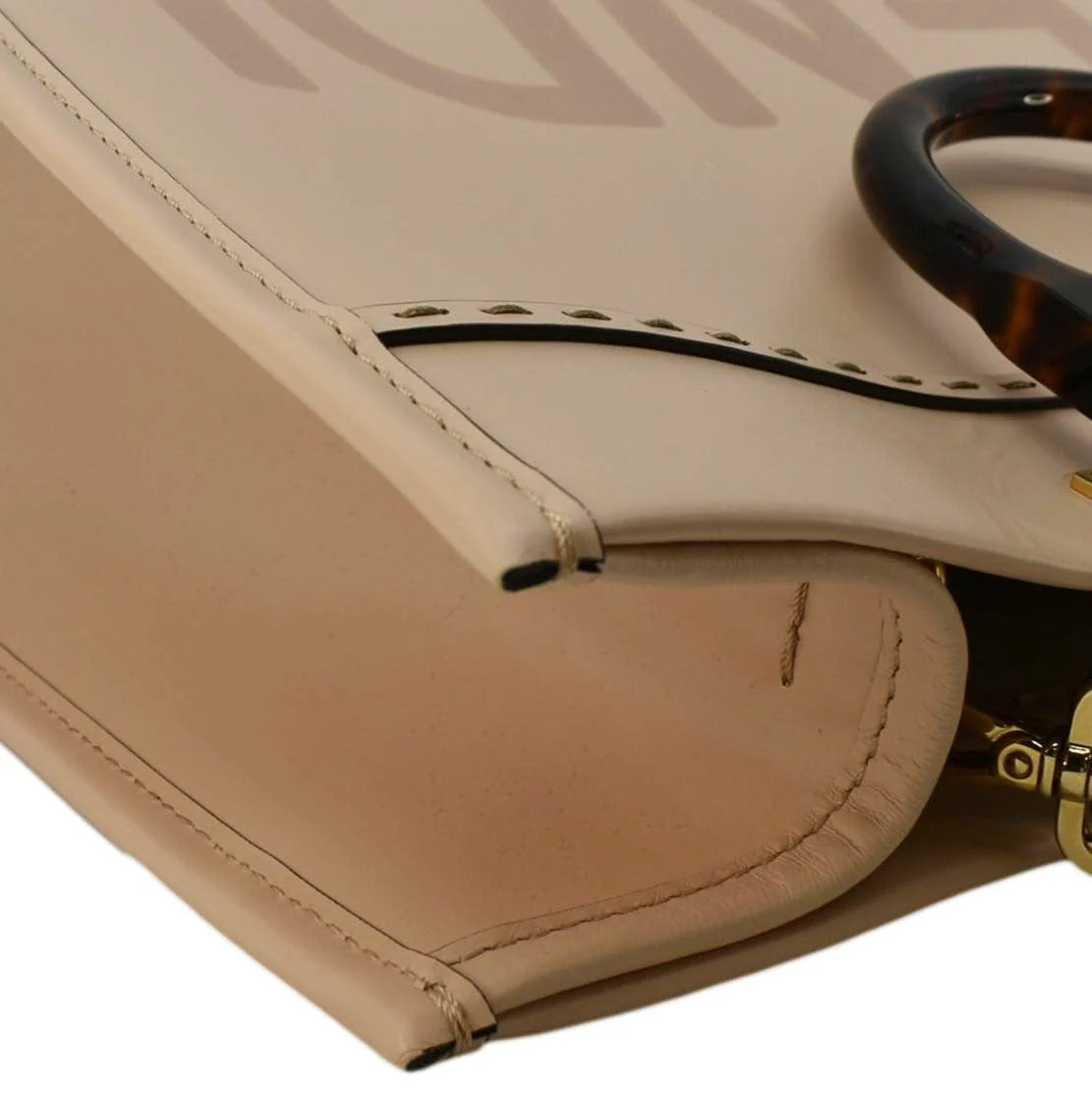 FENDI Sunshine Medium Leather Crossbody Tote Bag Light Pink - Image 6