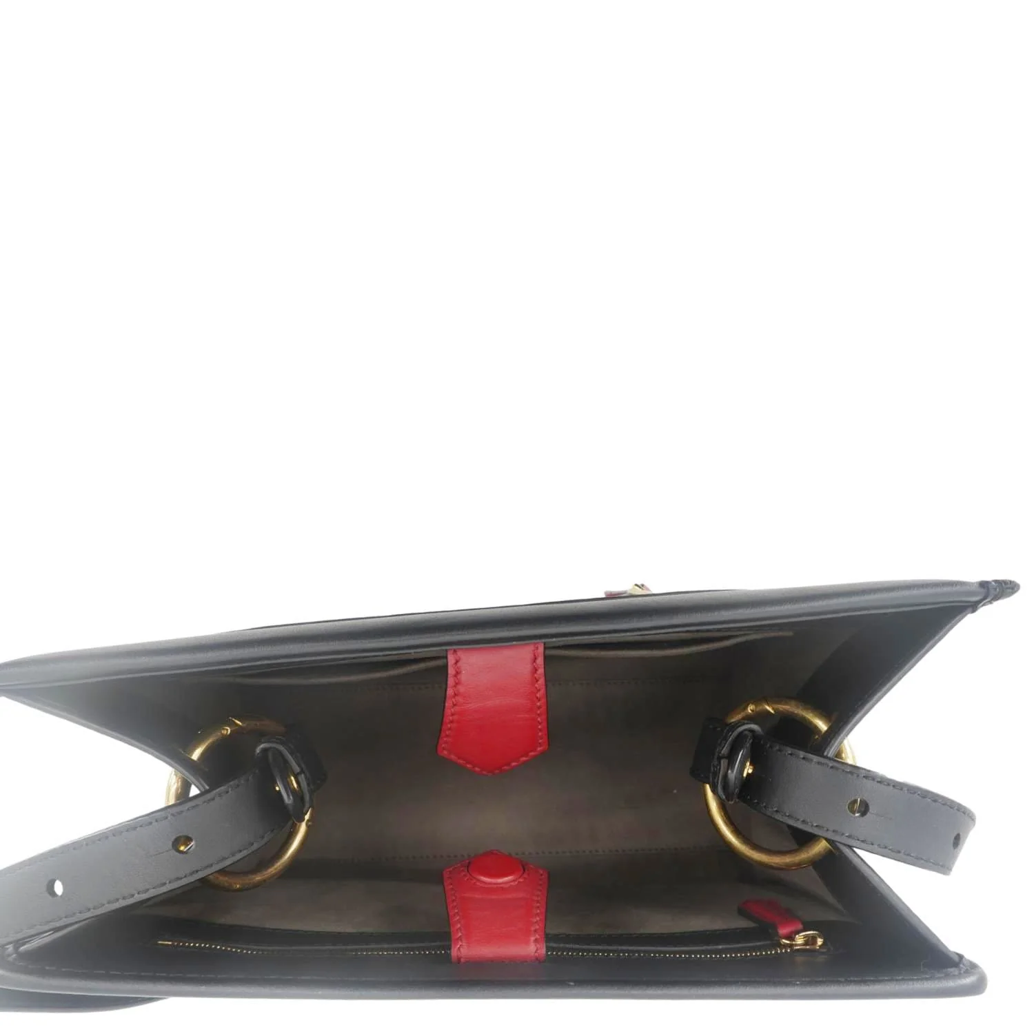 FENDI Runaway Logo Nappa Leather Shoulder Bag Tricolor - Image 13
