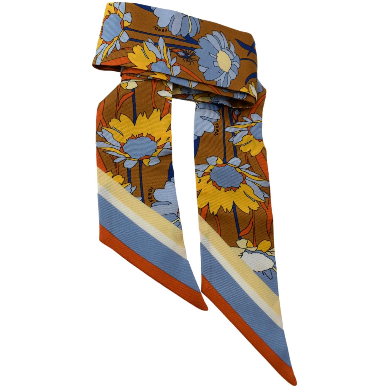 FENDI Silk Scarf Multicolor - Image 4