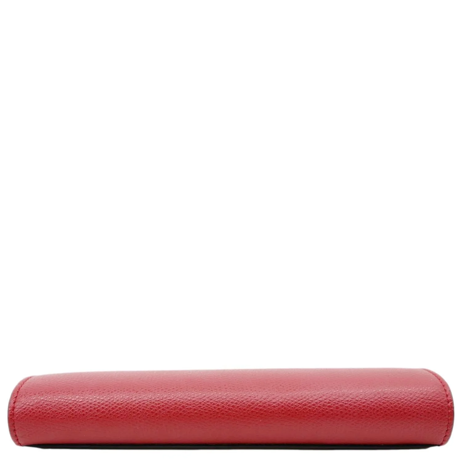 FENDI F Is Fendi Cruise Vitello Leather Continental Wallet Red - Image 5