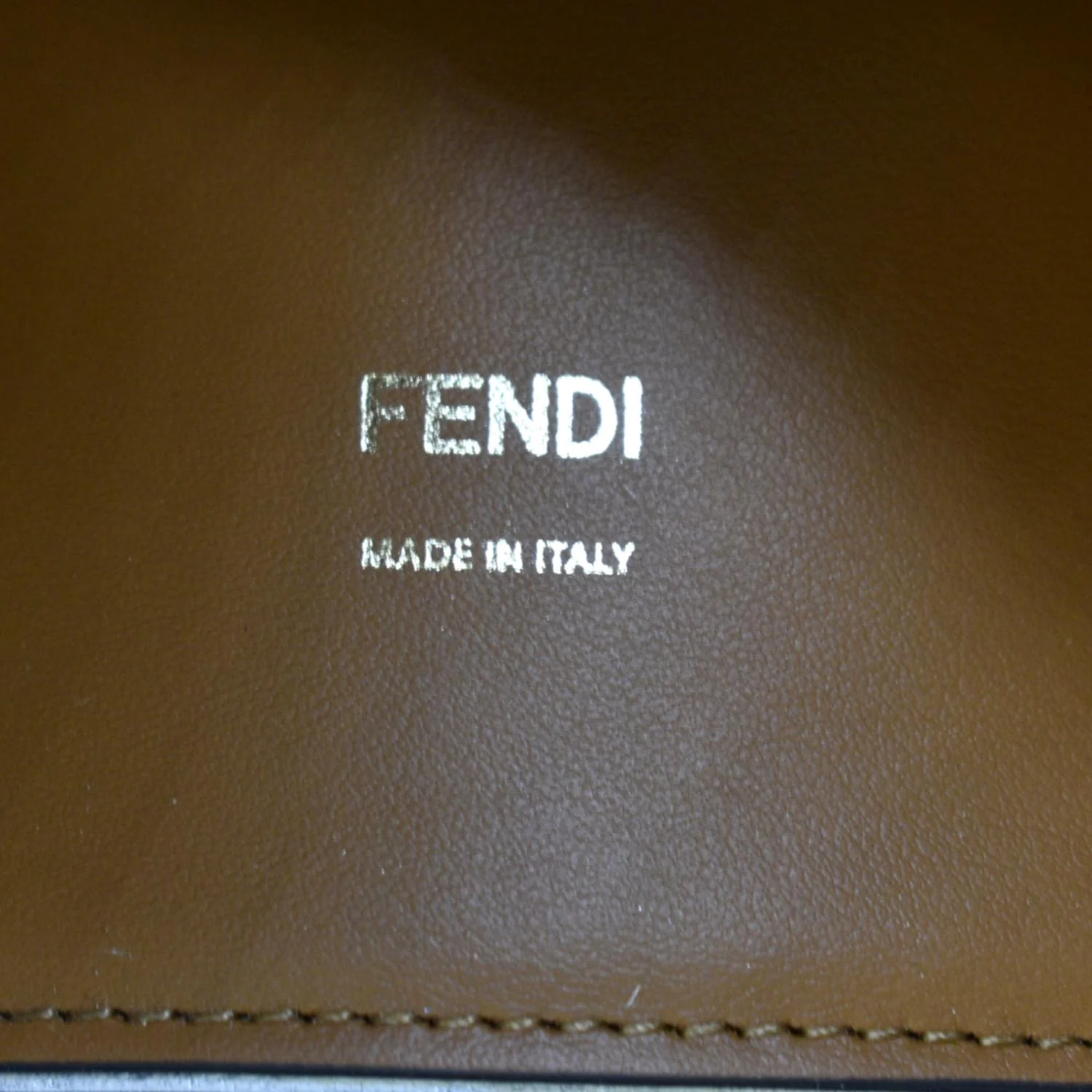 FENDI Peekaboo X-Lite Leather Tote Bag Black - Image 15