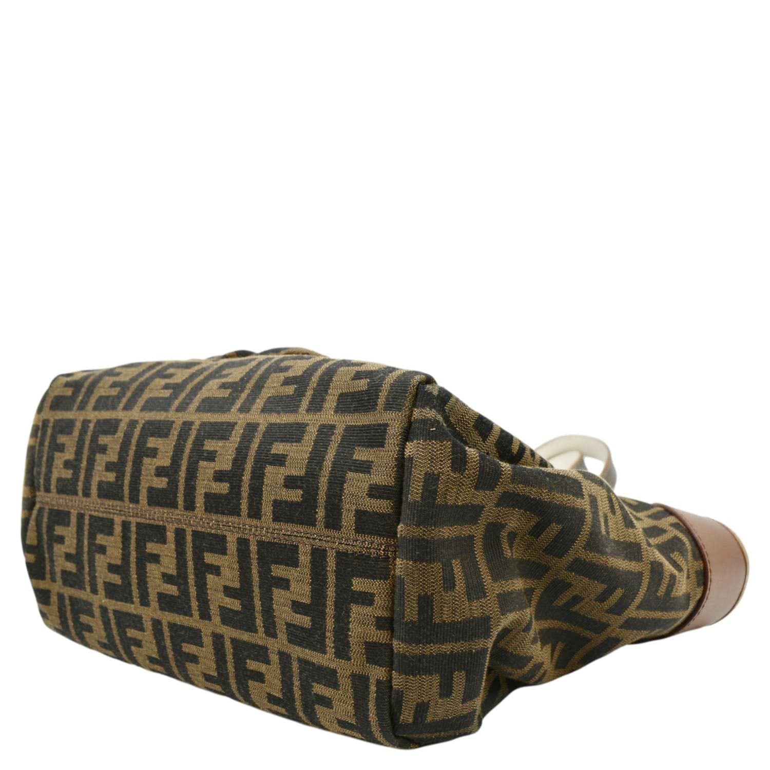 FENDI Chef Zucca Canvas Tote Bag Tobacco Brown - Image 7