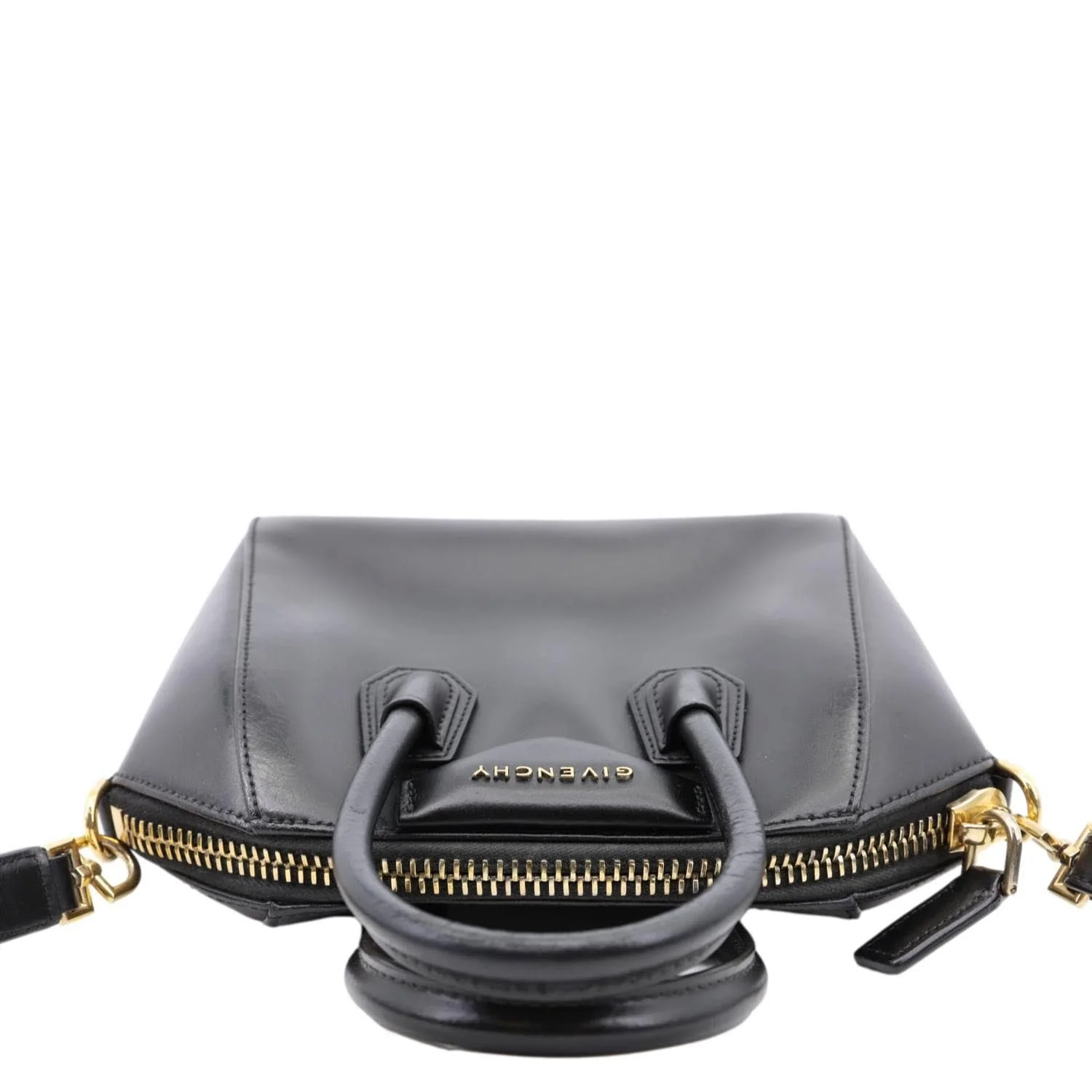 Givenchy Antigona Mini Leather Satchel Shoulder Bag Black - Image 4