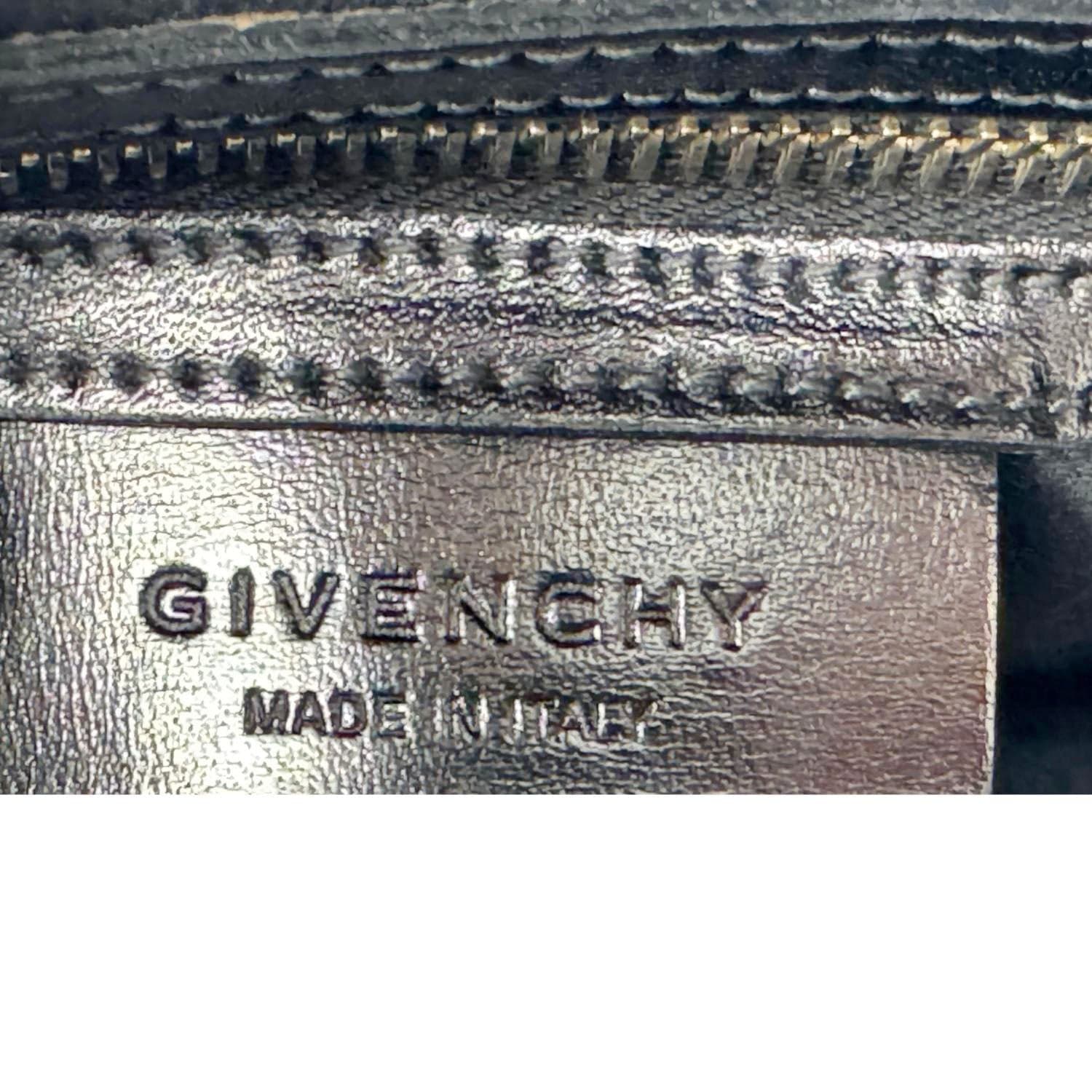 GIVENCHY Antigona Small Box Calfskin Leather Satchel Shoulder Bag Black - Image 14