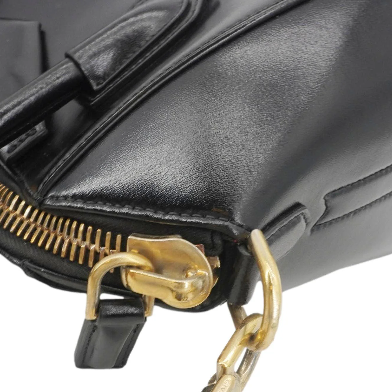 GIVENCHY Antigona Small Box Calfskin Leather Satchel Shoulder Bag Black - Image 6