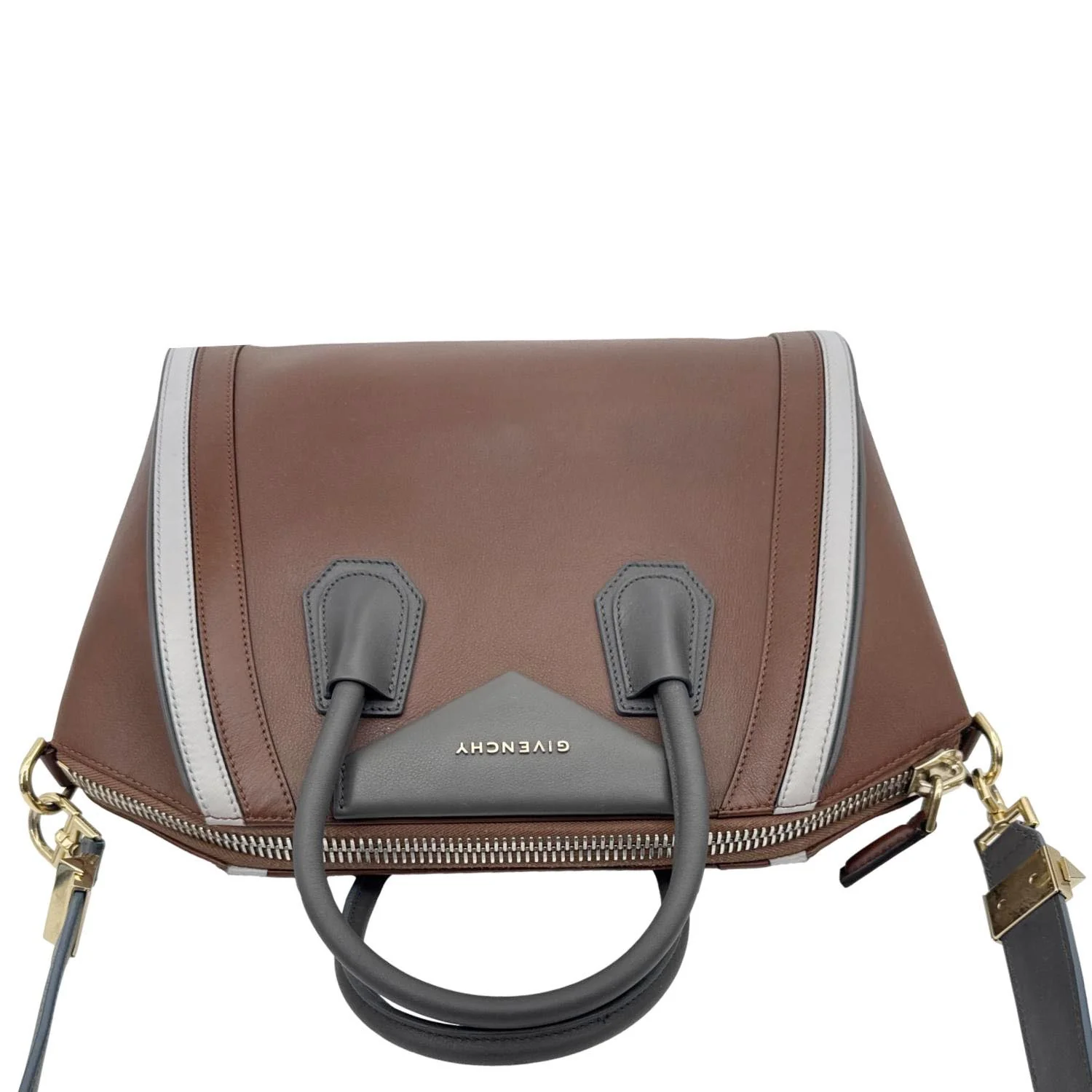 GIVENCHY Antigona Medium Leather Satchel Bag Tricolor - Image 4