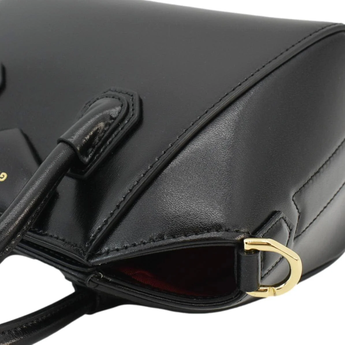 GIVENCHY Antigona Leather Shoulder Bag Black - Image 7