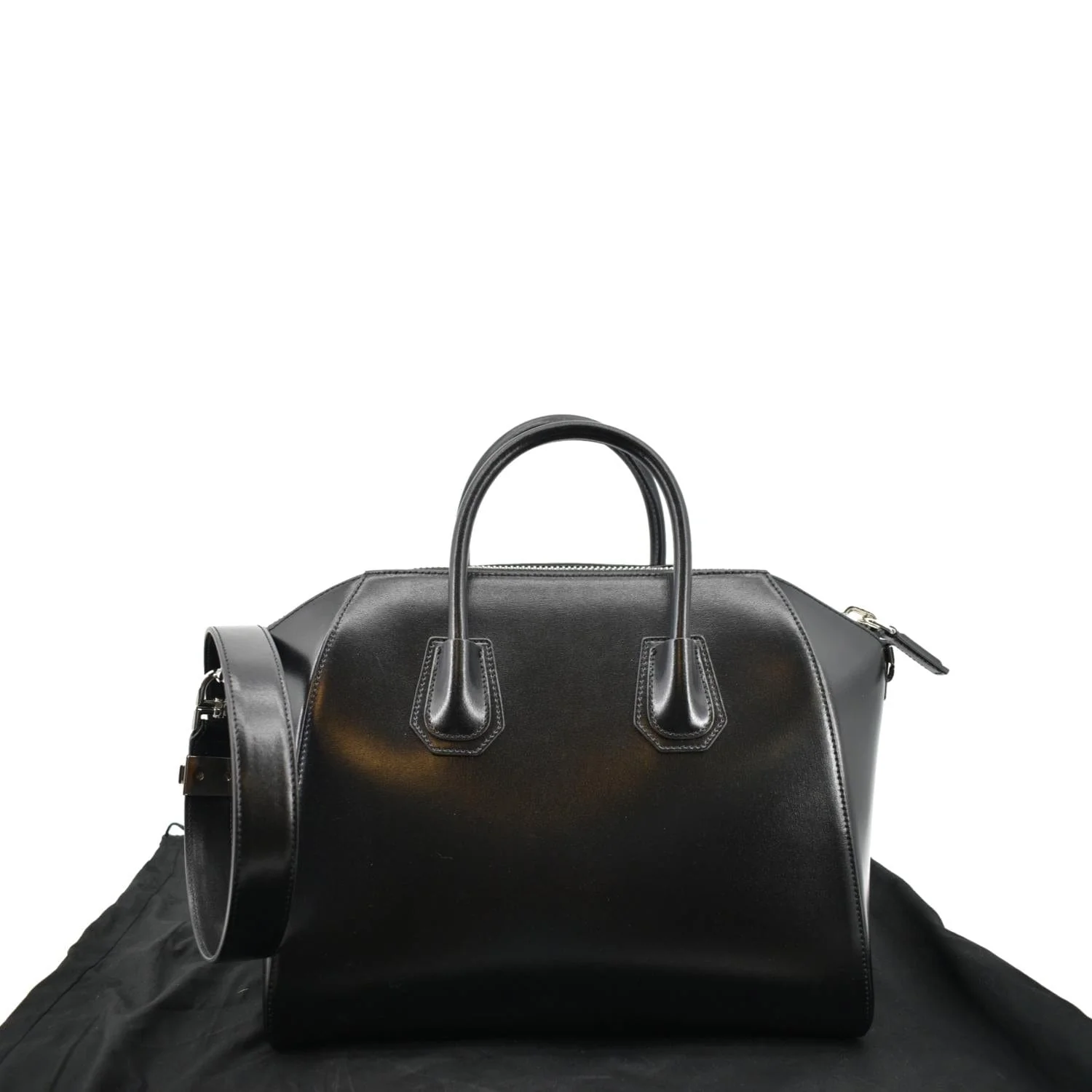 GIVENCHY Antigona Medium Calfskin Leather Shoulder Bag Black - Image 3
