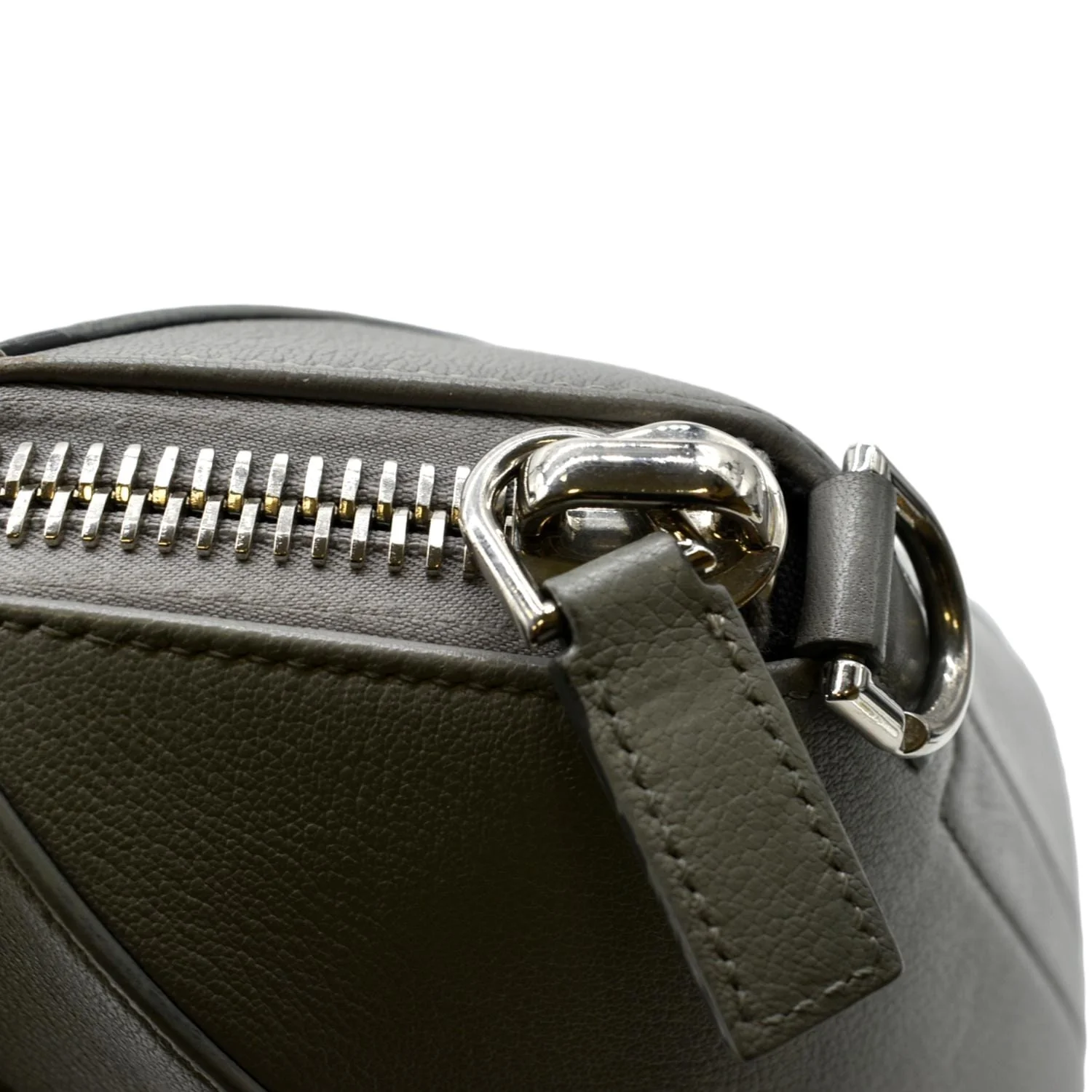 GIVENCHY Antigona Medium Calfskin Leather Shoulder Bag Gray - Image 13