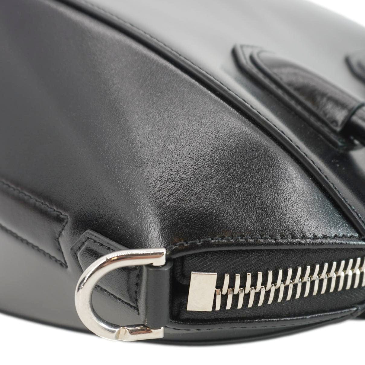 GIVENCHY Antigona Small Leather Satchel Shoulder Bag Black - Image 6
