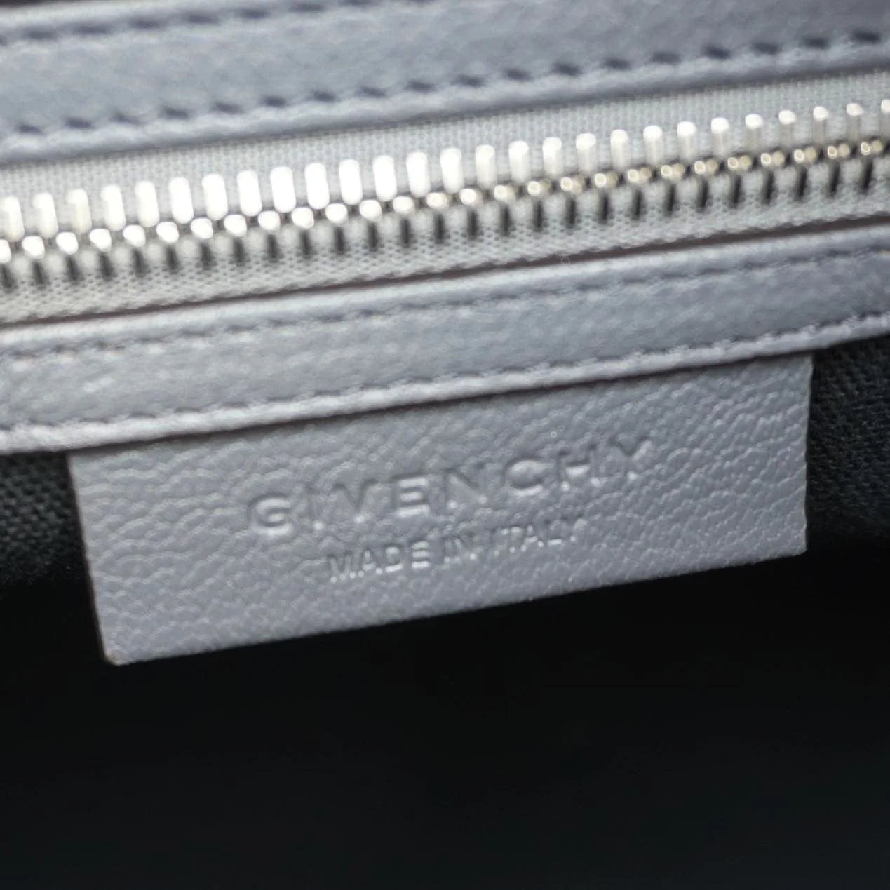 GIVENCHY Antigona Small Leather Satchel Shoulder Bag Gray - Image 13