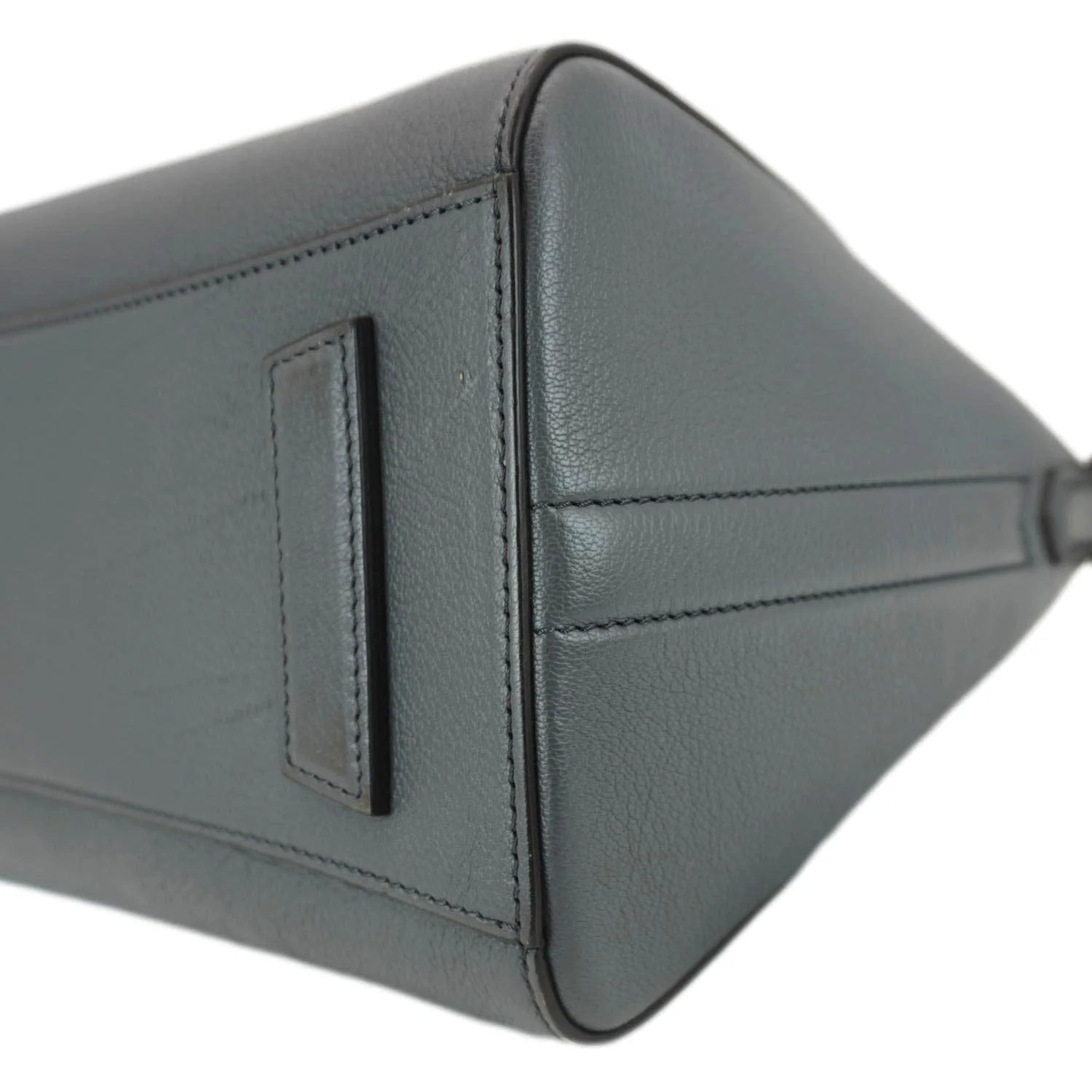 GIVENCHY Antigona Small Leather Satchel Shoulder Bag Gray - Image 8