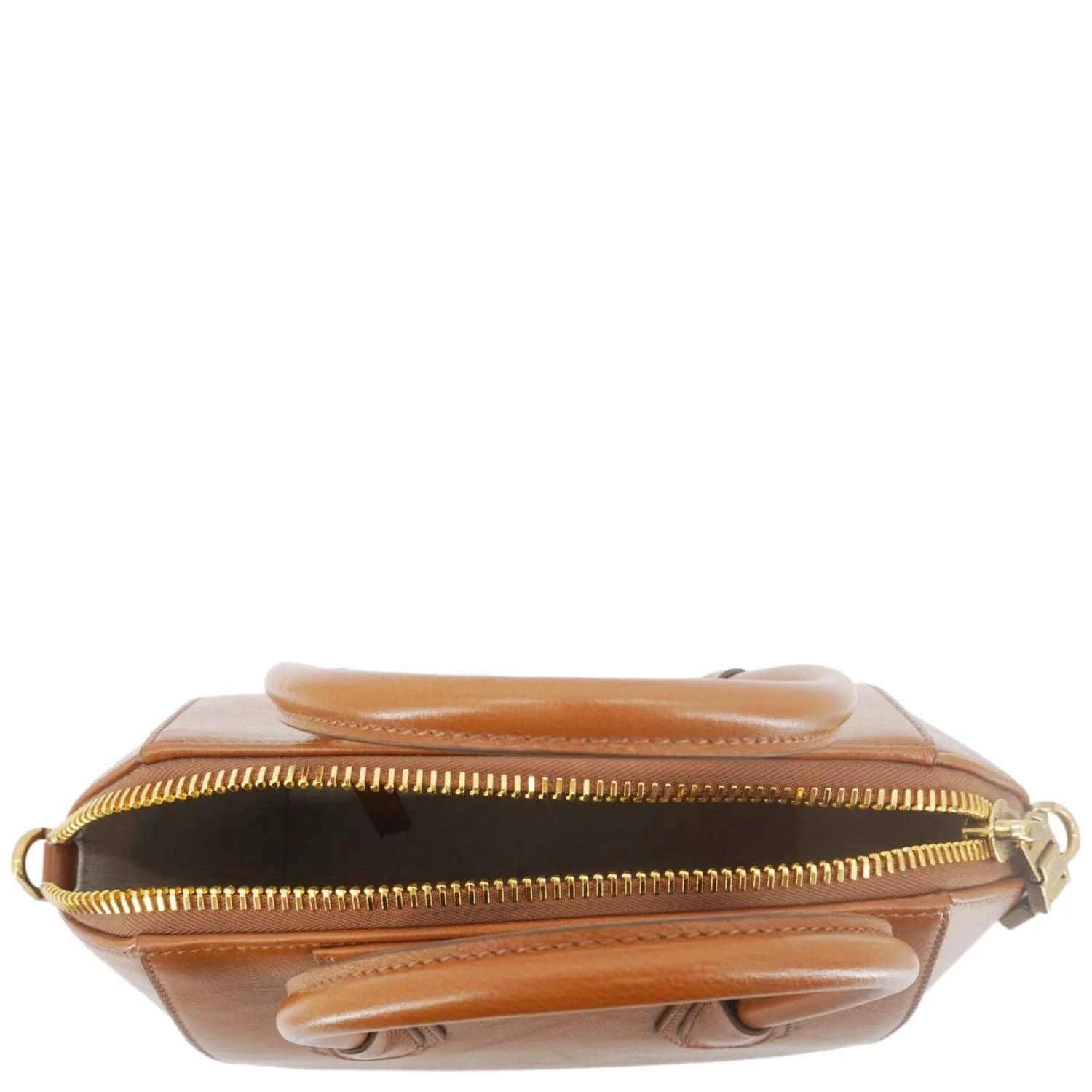 GIVENCHY Antigona Small Leather Satchel Shoulder Bag Brown - Image 12