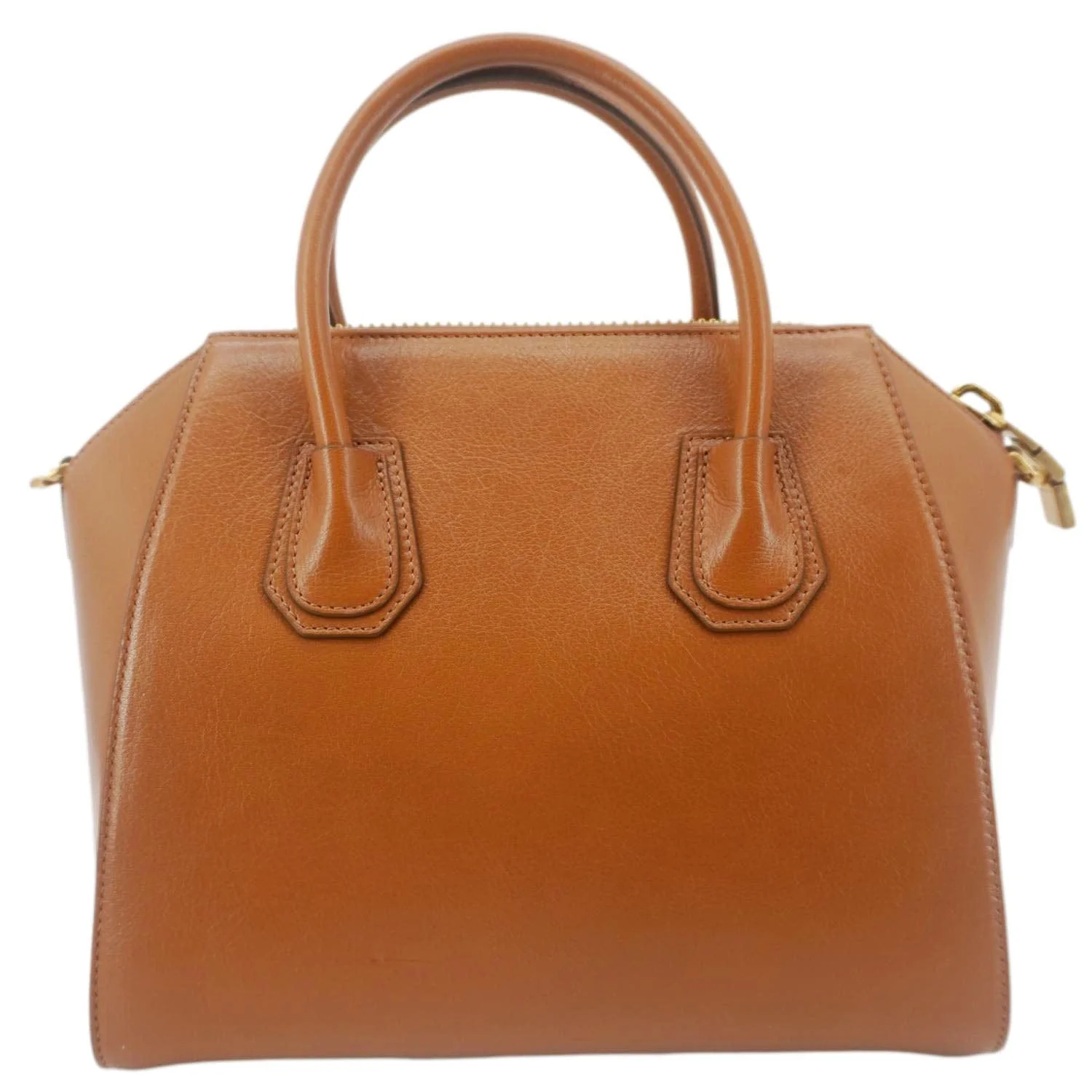 GIVENCHY Antigona Small Leather Satchel Shoulder Bag Brown - Image 4