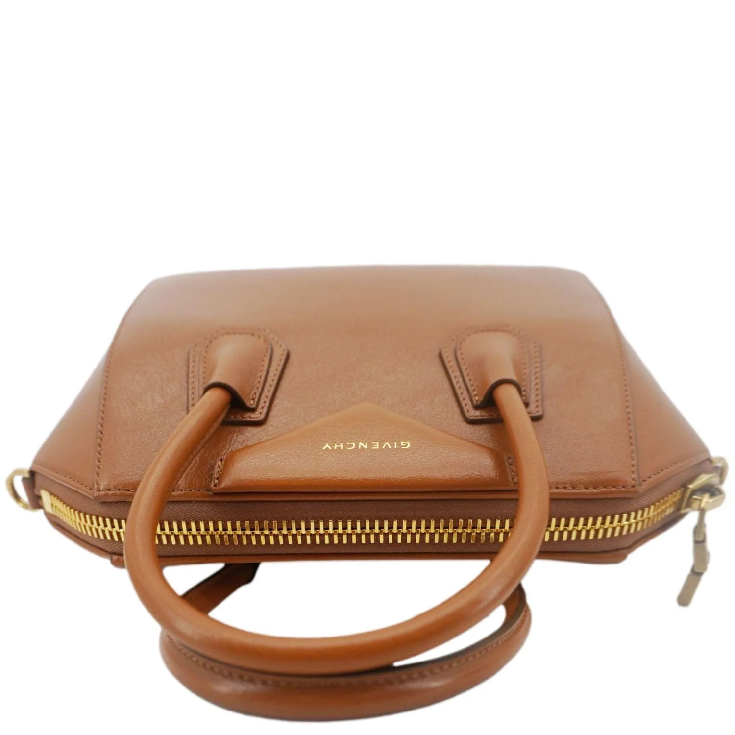 GIVENCHY Antigona Small Leather Satchel Shoulder Bag Brown - Image 5