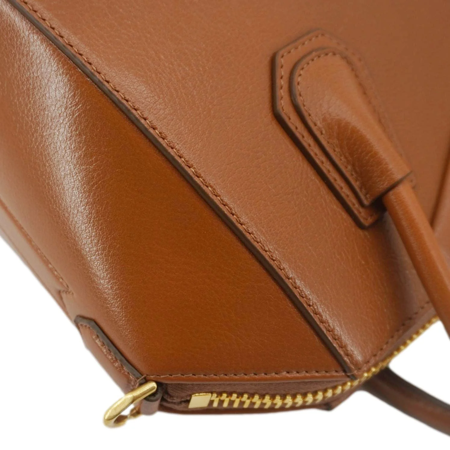 GIVENCHY Antigona Small Leather Satchel Shoulder Bag Brown - Image 7
