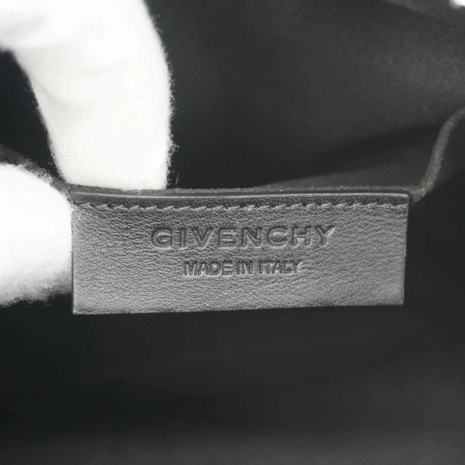 GIVENCHY Lucrezia Mini Calfskin Leather Duffle Bag Black - Image 14