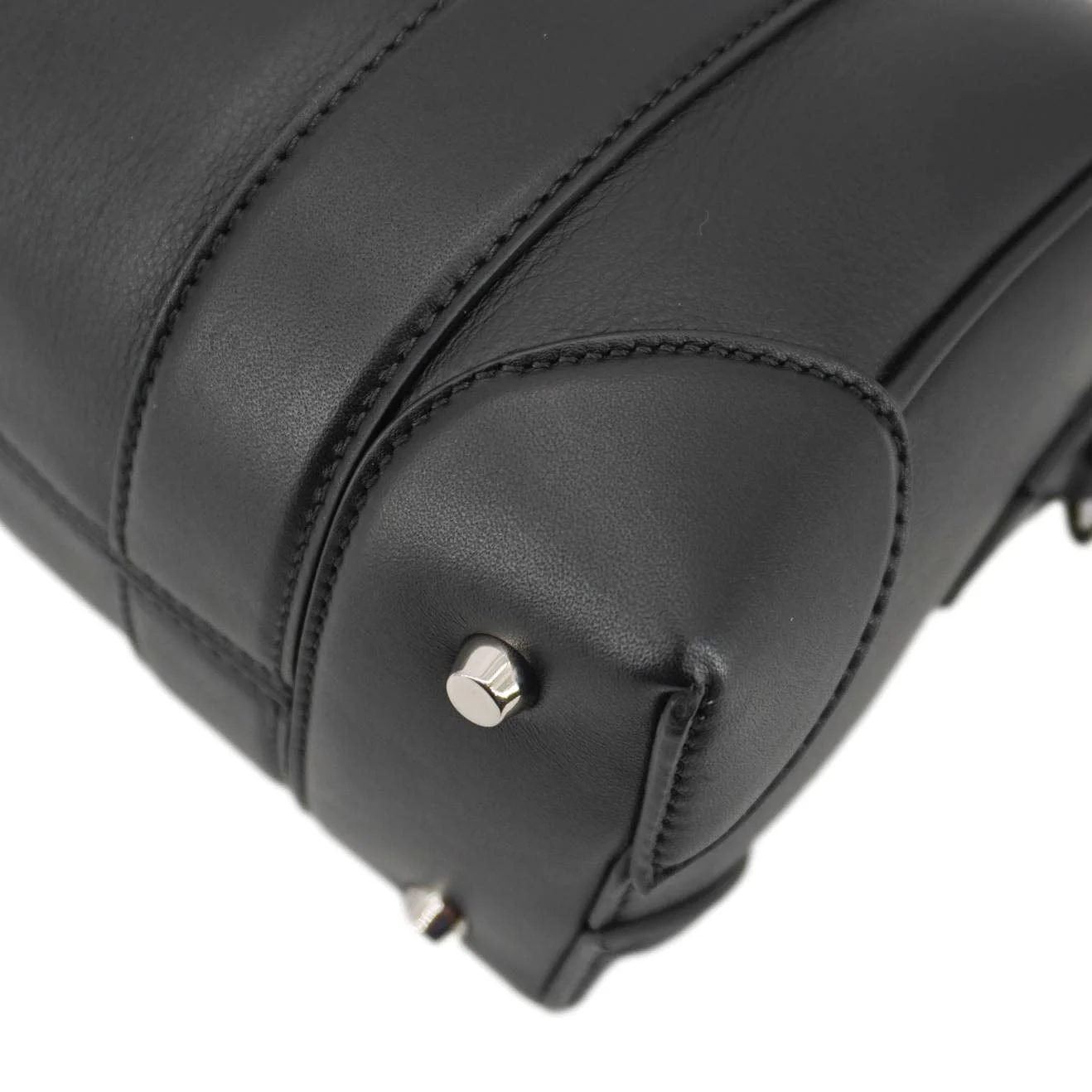 GIVENCHY Lucrezia Mini Calfskin Leather Duffle Bag Black - Image 9