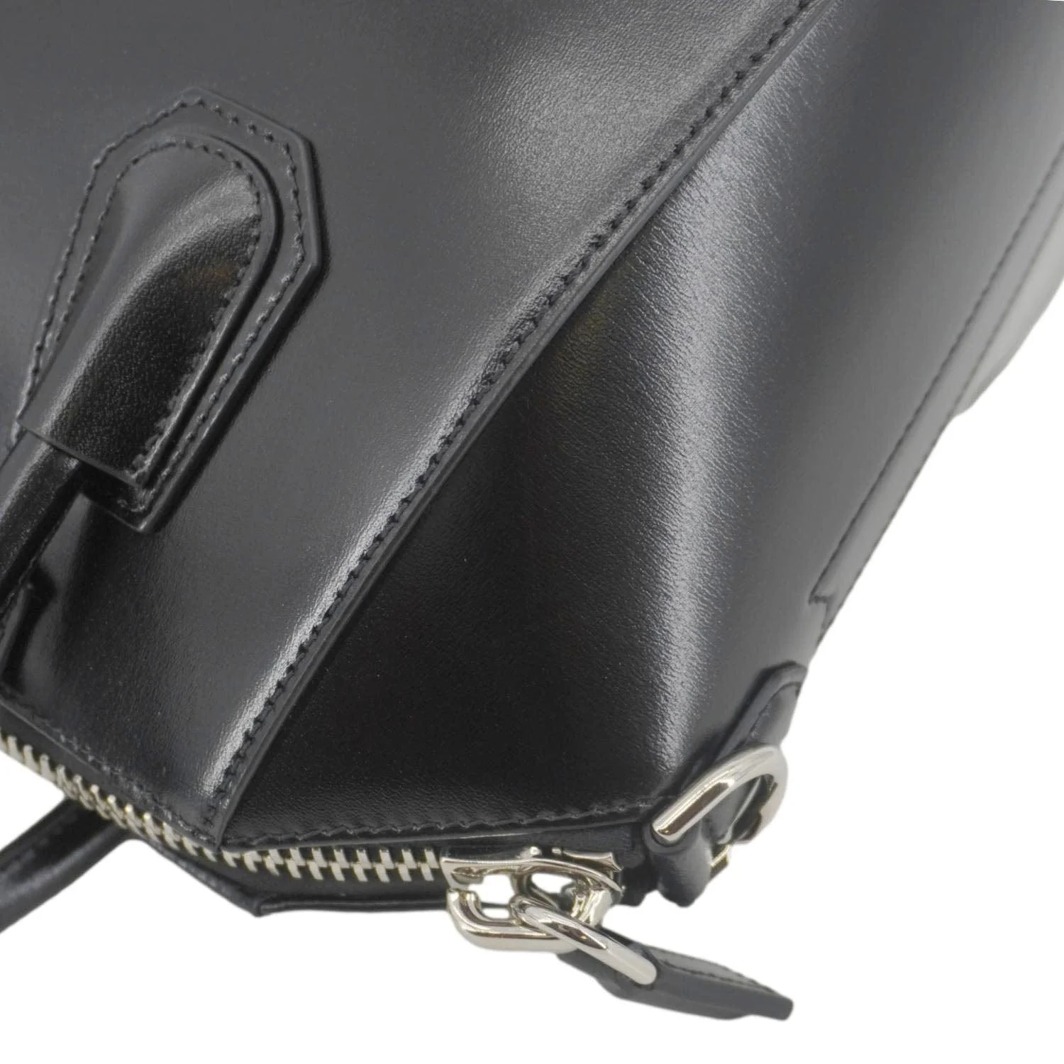 GIVENCHY Antigona Small Leather Satchel Shoulder Bag Black - Image 7