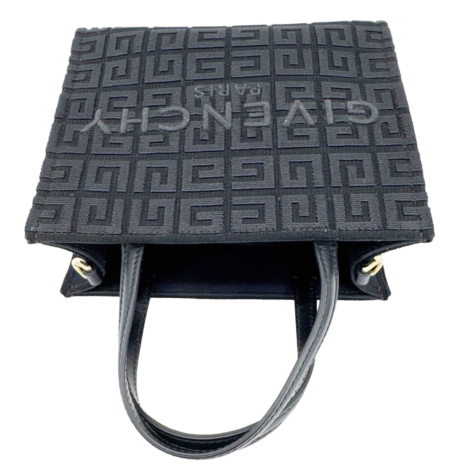 GIVENCHY Mini 4G Canvas Tote shopping Bag Black - Image 6
