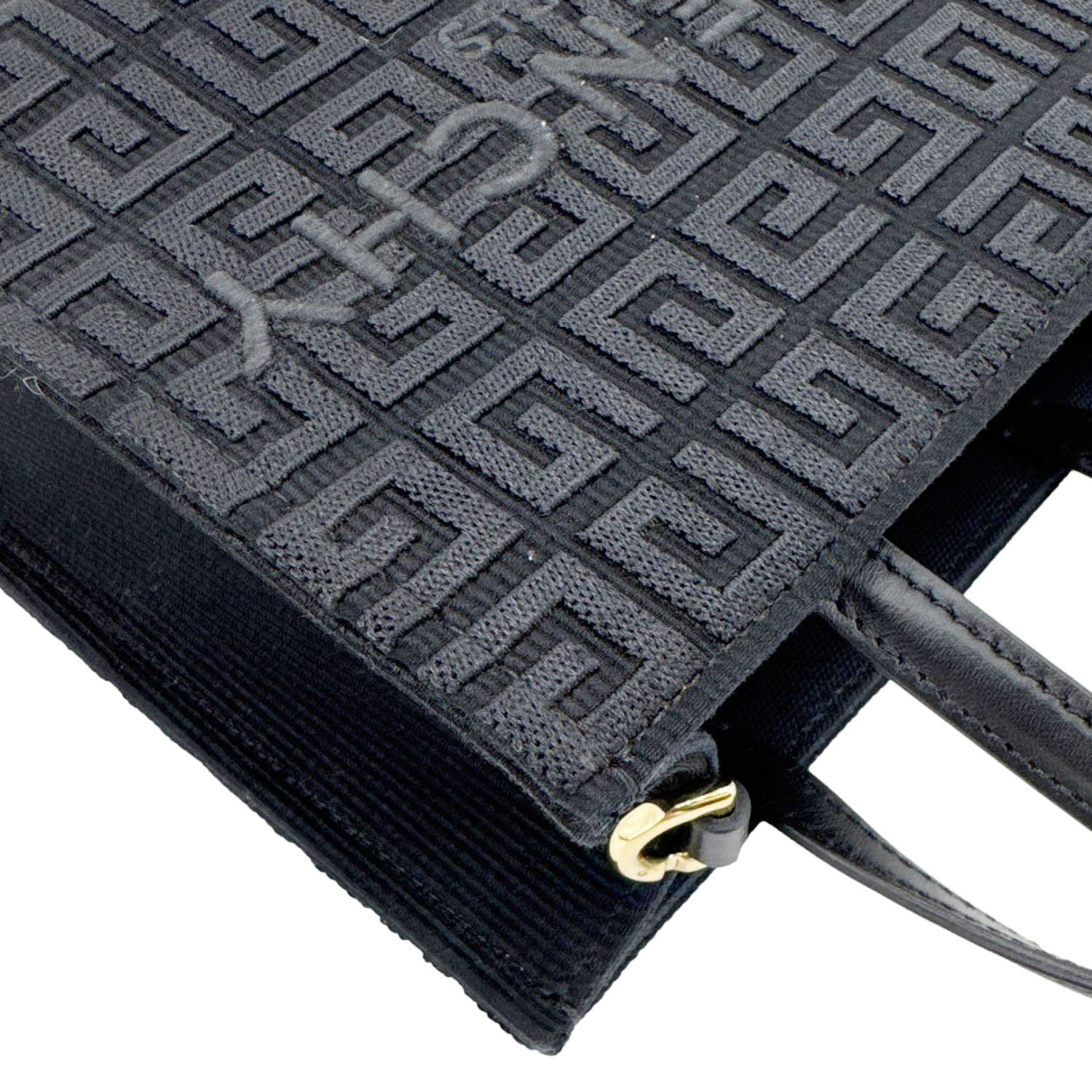 GIVENCHY Mini 4G Canvas Tote shopping Bag Black - Image 7