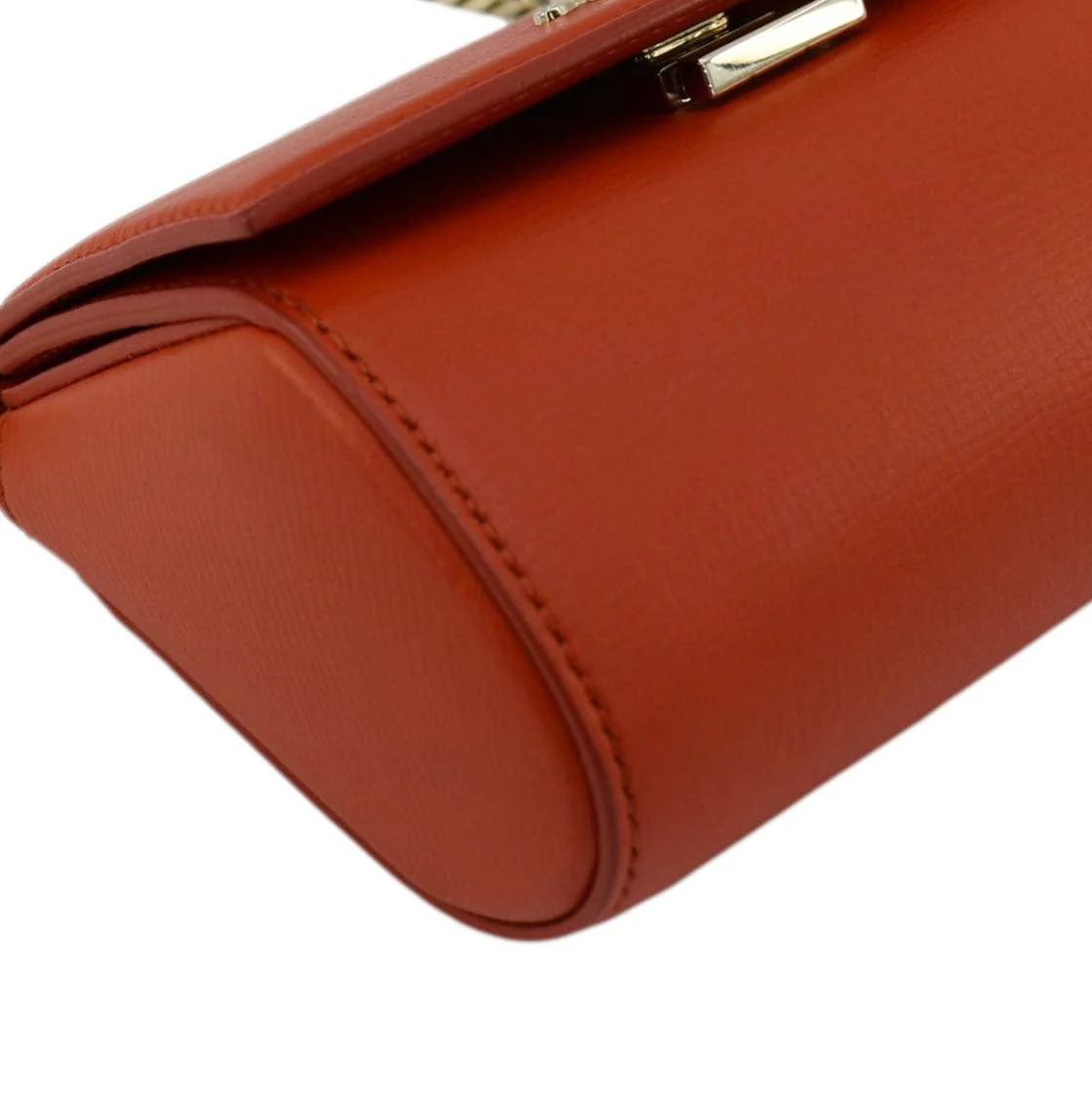 GIVENCHY Pandora Box Mini Leather Chain Shoulder Bag Orange - Image 11