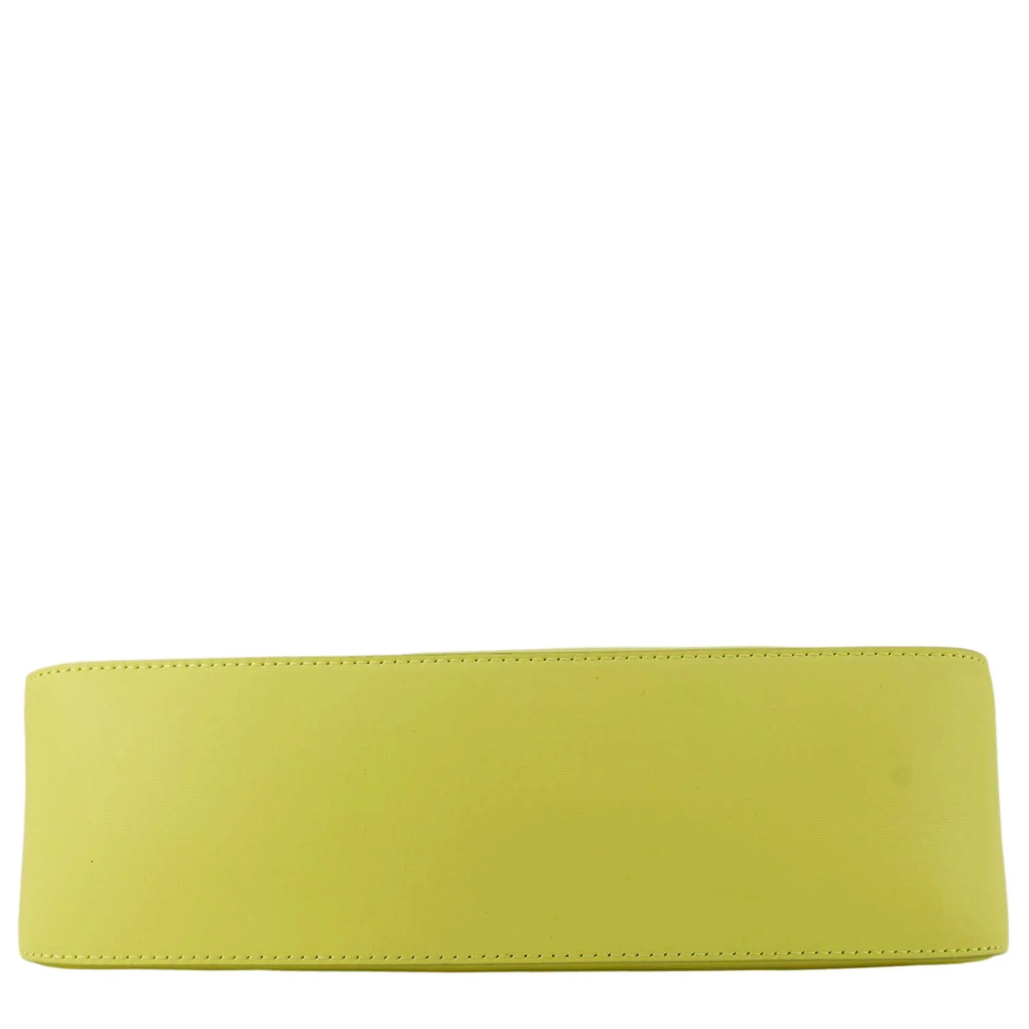 GIVENCHY Moon Cut Out Small Leather Hobo Bag Neon Yellow - Image 11