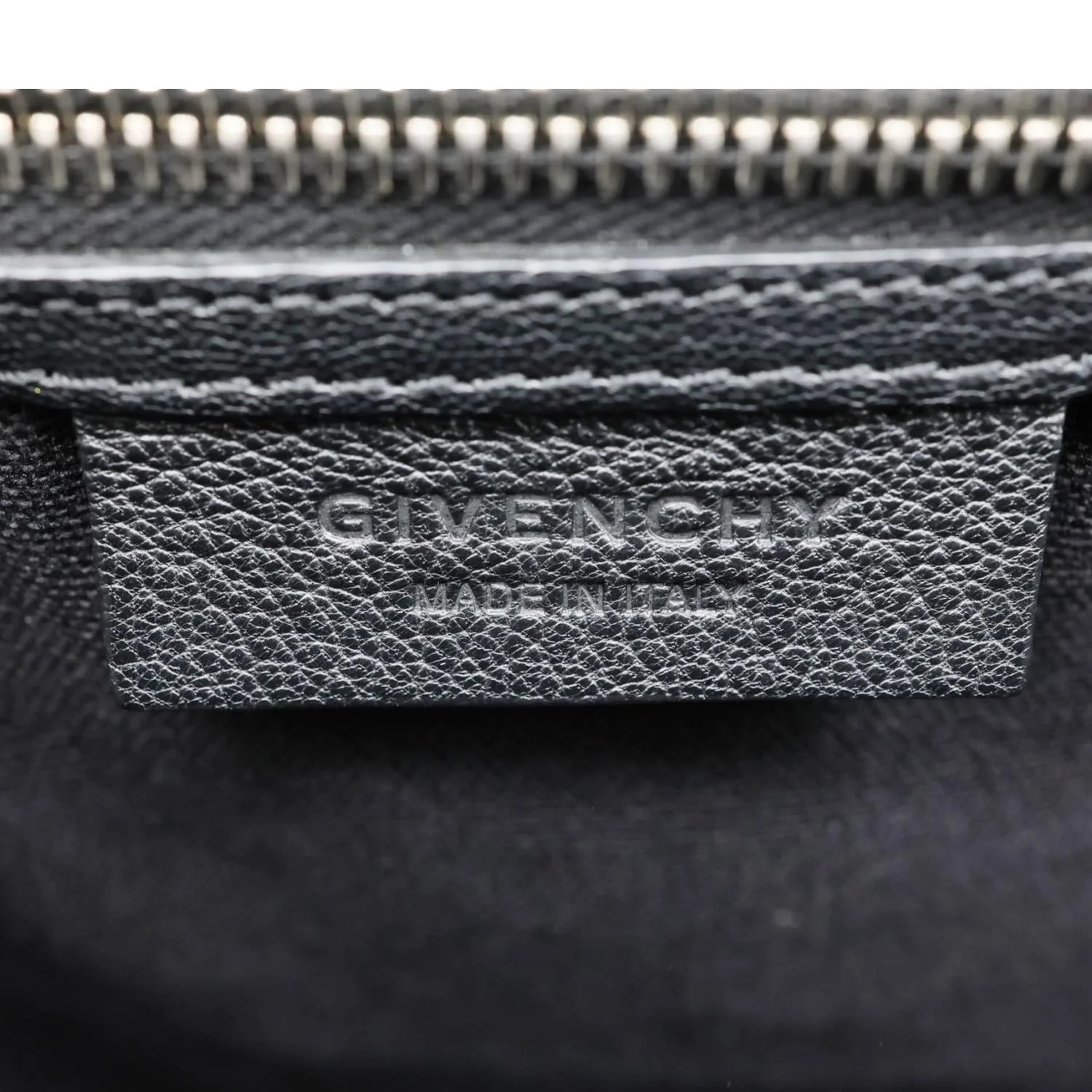 GIVENCHY Antigona Medium Sugar Goatskin Leather Shoulder Bag Black - Image 13