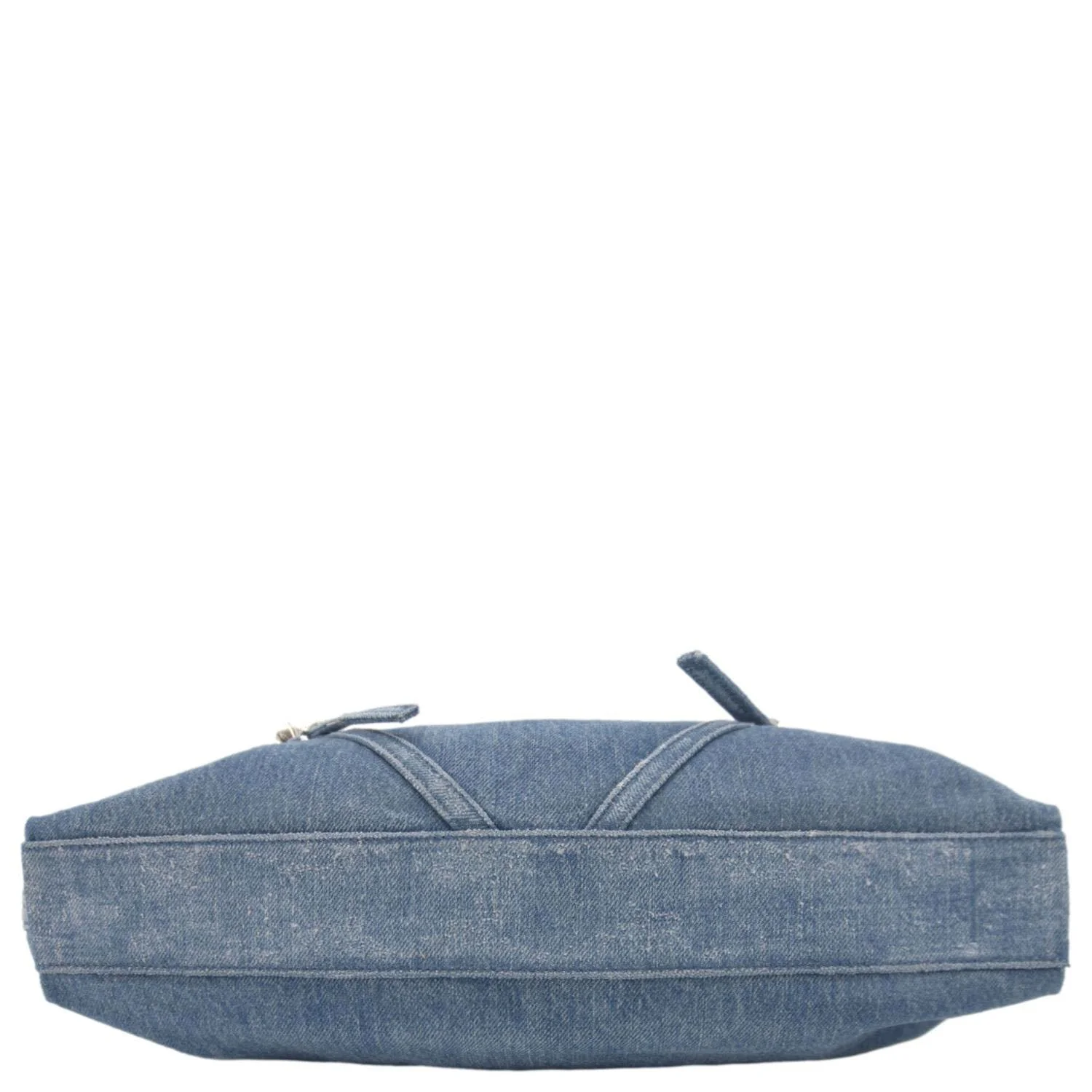 GIVENCHY Voyou Medium Denim Chain Shoulder Bag Blue - Image 9