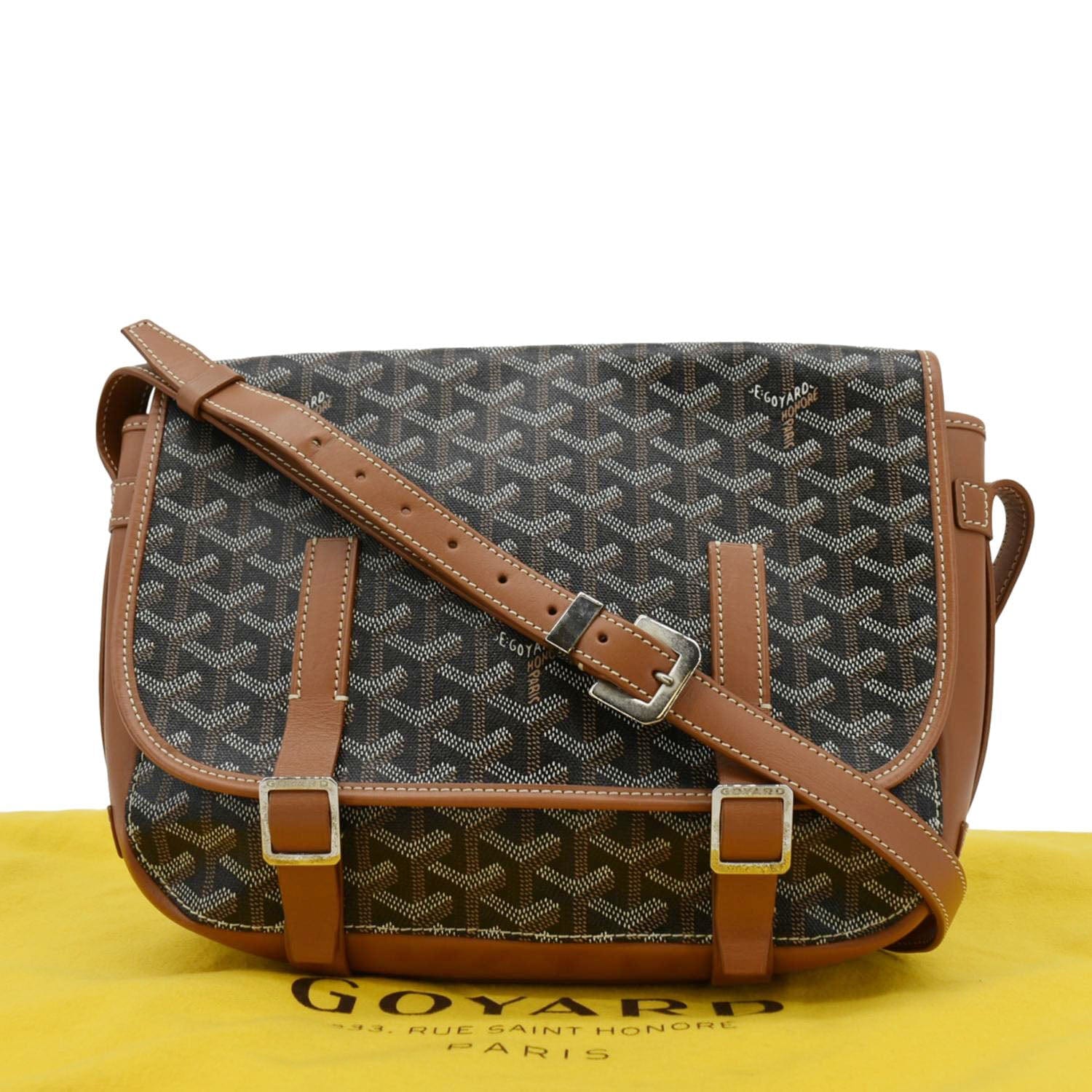 GOYARD Belvedere MM Canvas Messenger Bag Black - Image 3