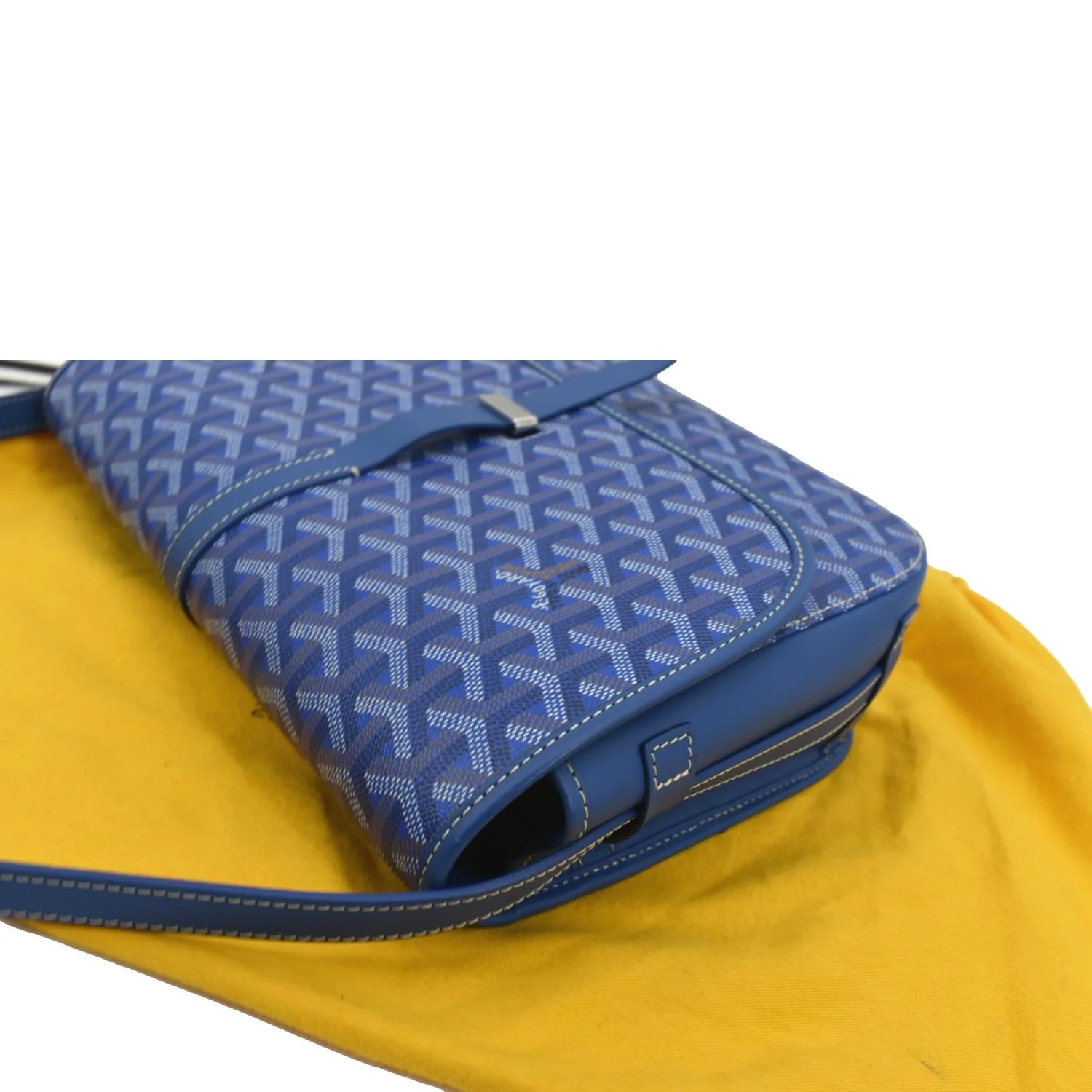 GOYARD Belvedere PM Canvas Messenger Bag Blue - Image 6