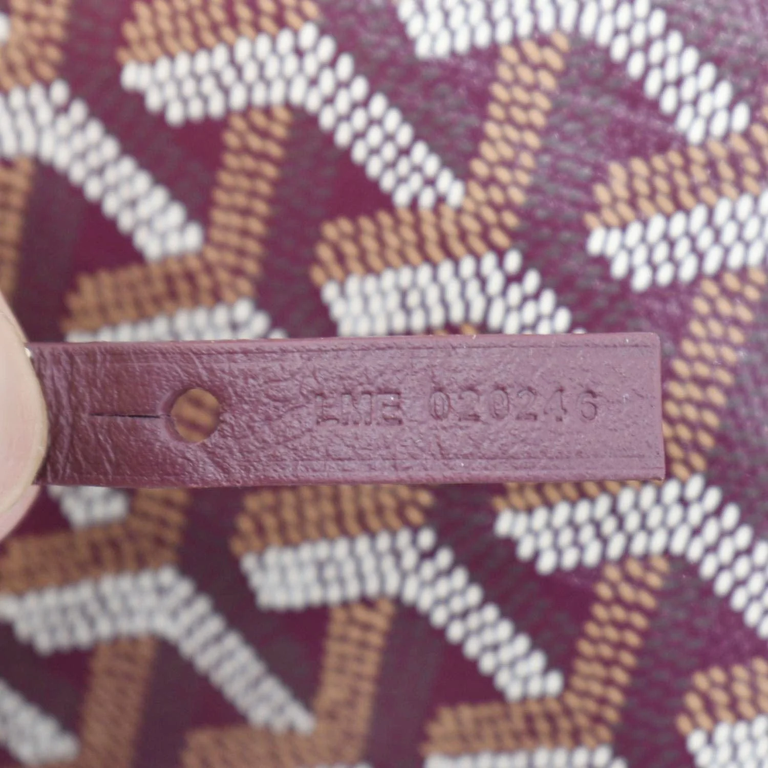 GOYARD Boheme Canvas Hobo Bag Burgundy - Image 13