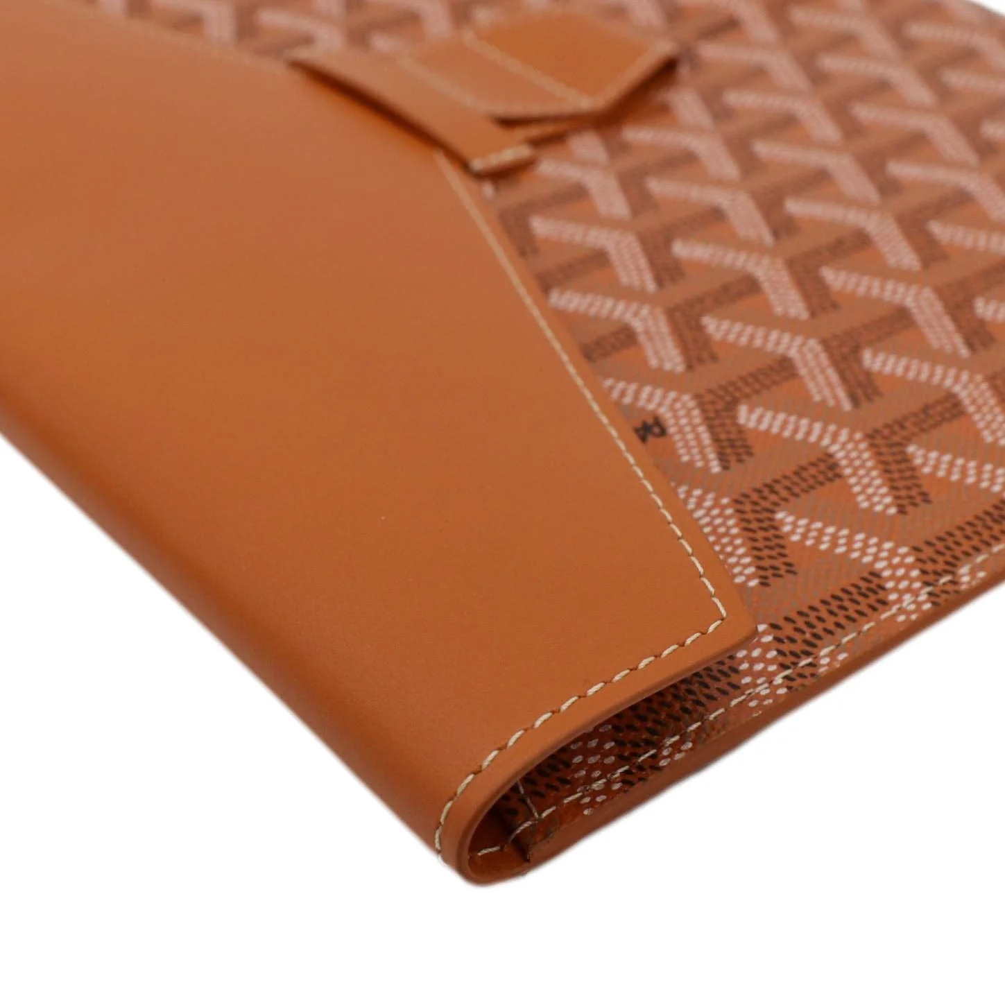 GOYARD Camondo MM Canvas Horizontal Clutch Orange - Image 7