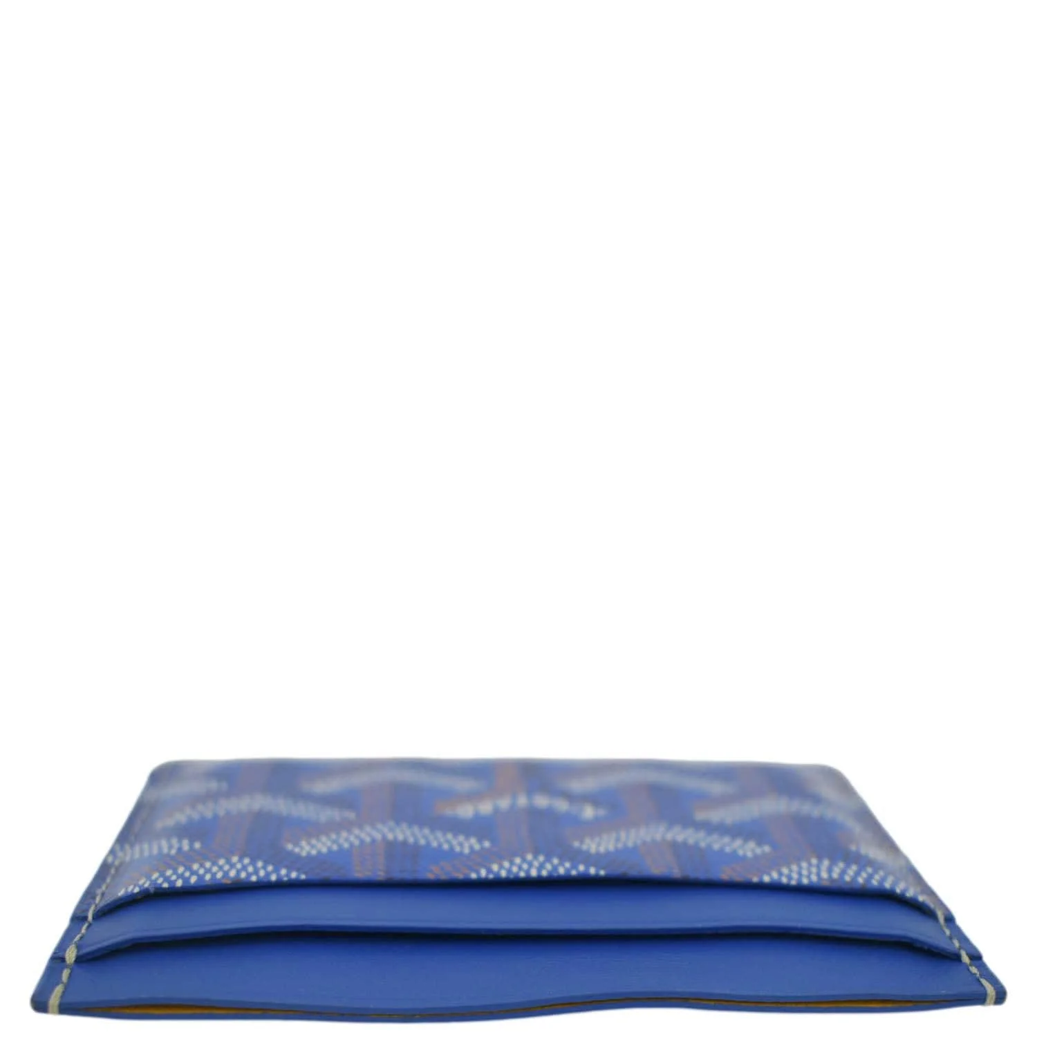 GOYARD Saint-Sulpice Card Holder Coated Canvas Wallet Blue - Image 4