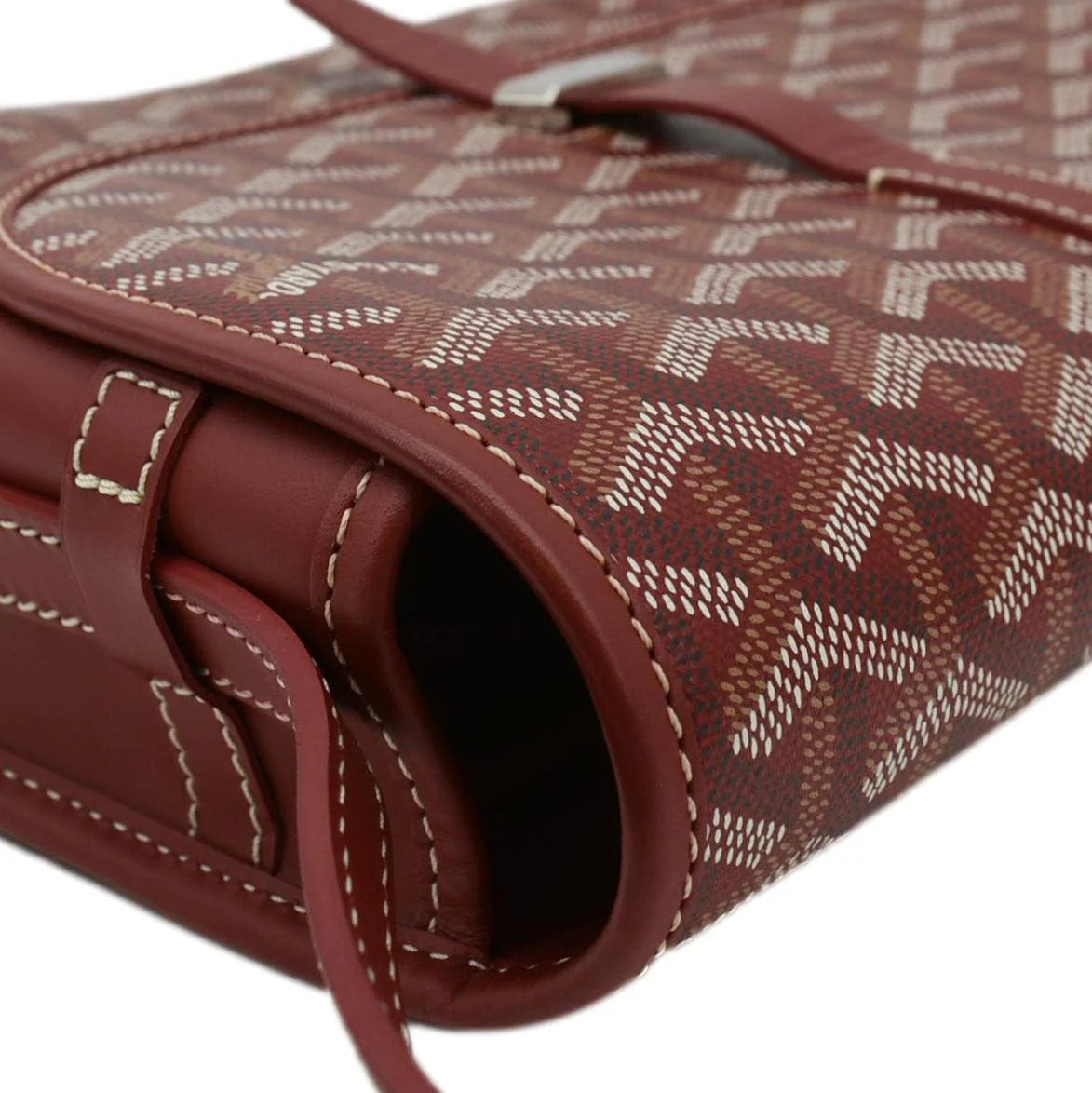 GOYARD Belvedere PM Canvas Messenger Bag Red - Image 5