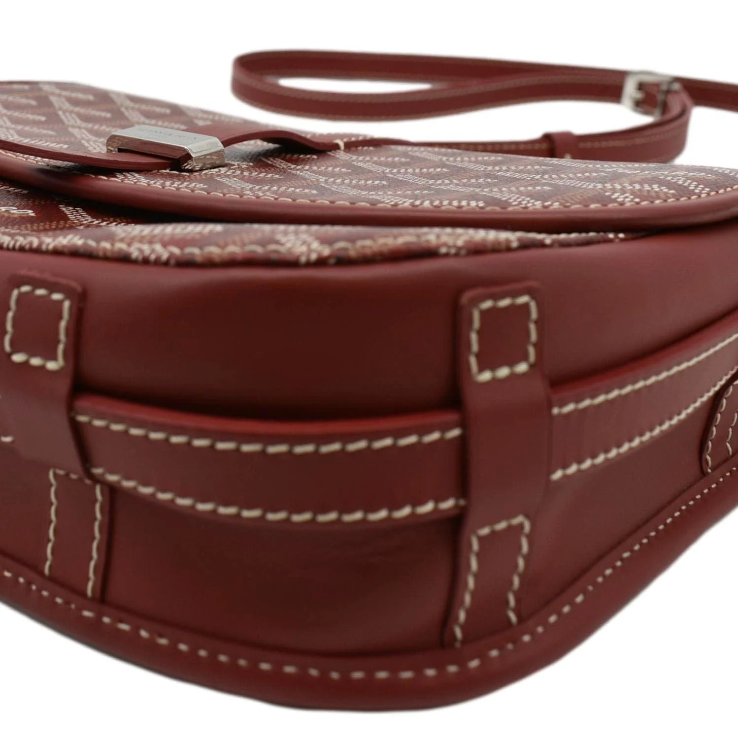 GOYARD Belvedere PM Canvas Messenger Bag Red - Image 8