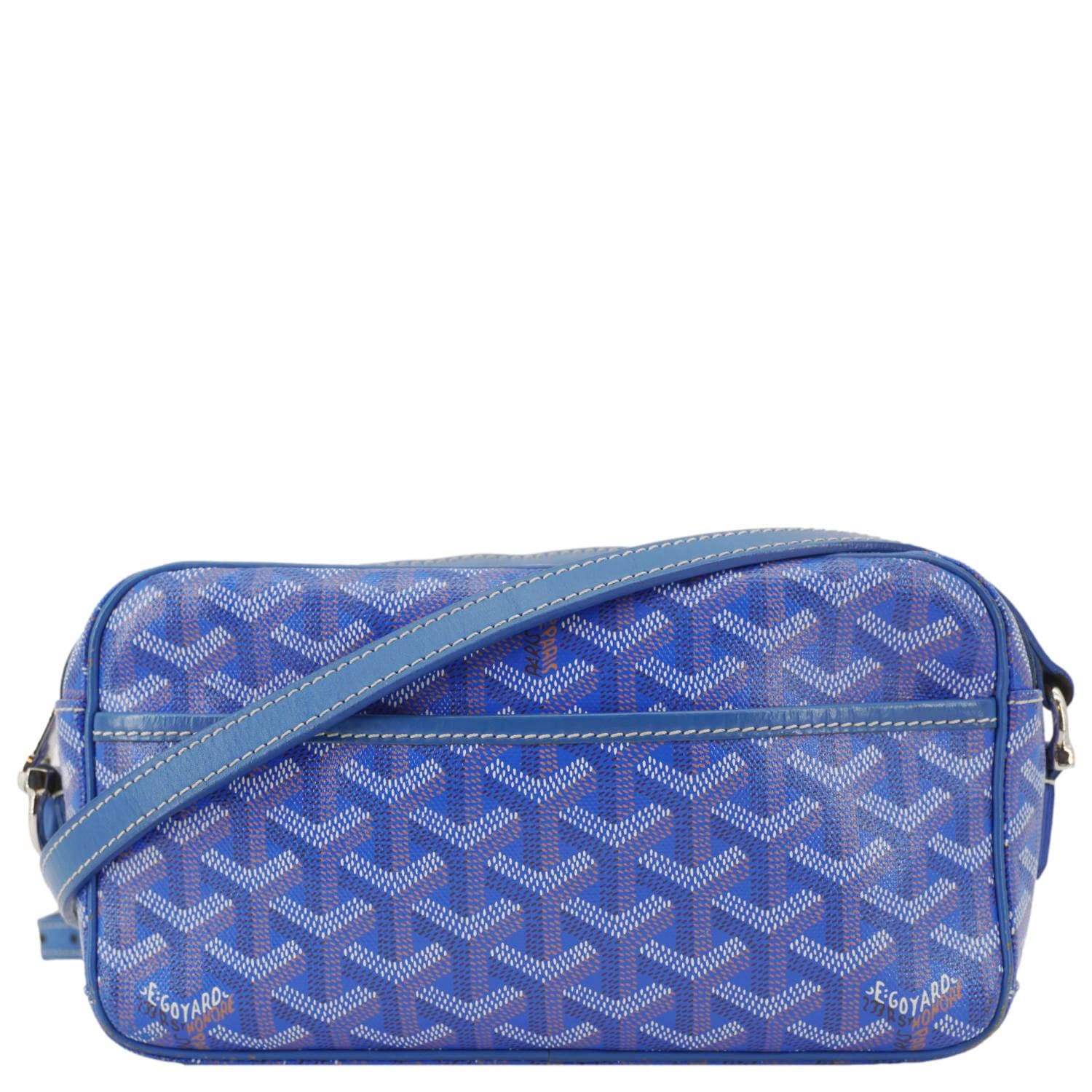 GOYARD Sac Cap Vert PM Canvas Shoulder Bag Blue