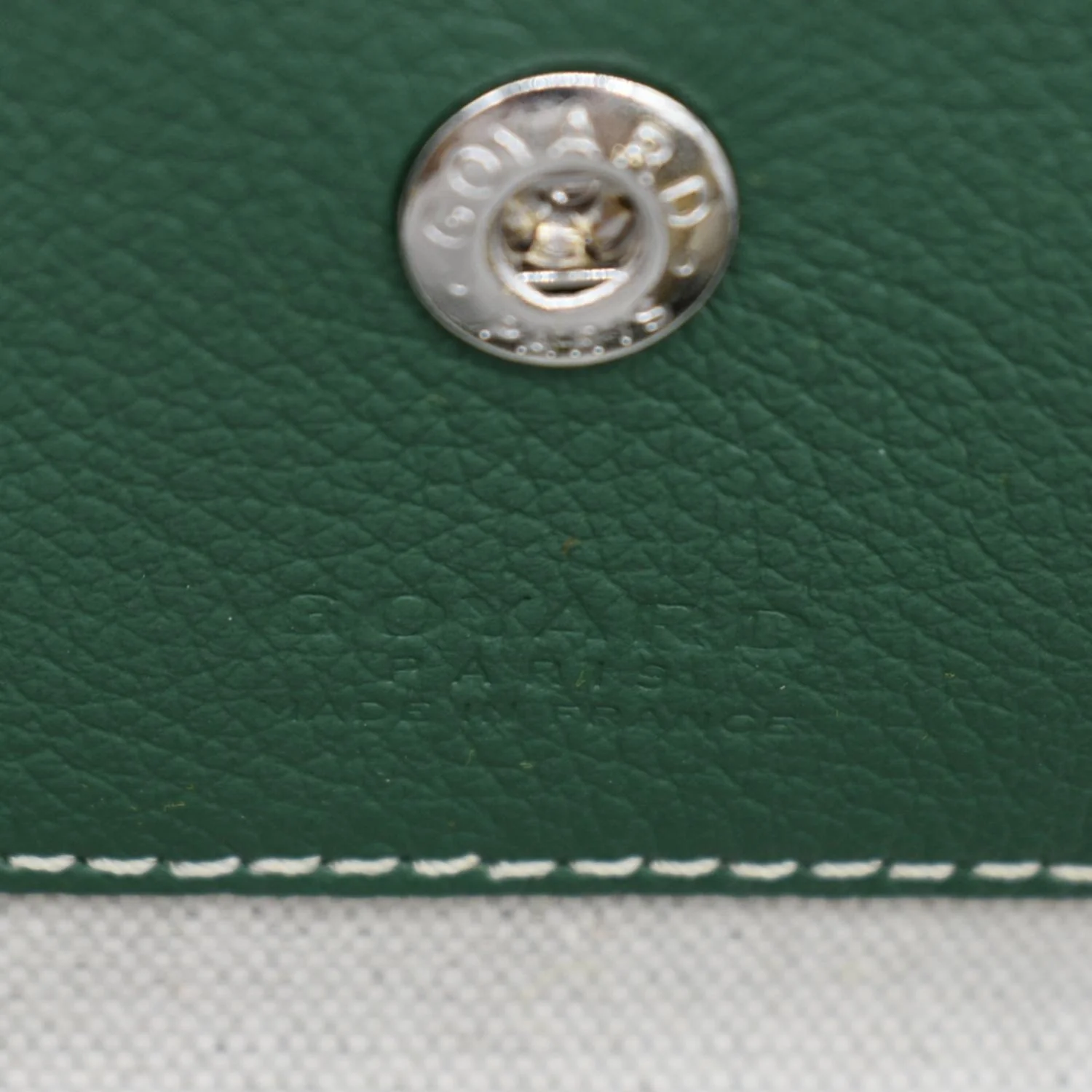 GOYARD Saint Louis GM Canvas Tote Bag Green - Image 12