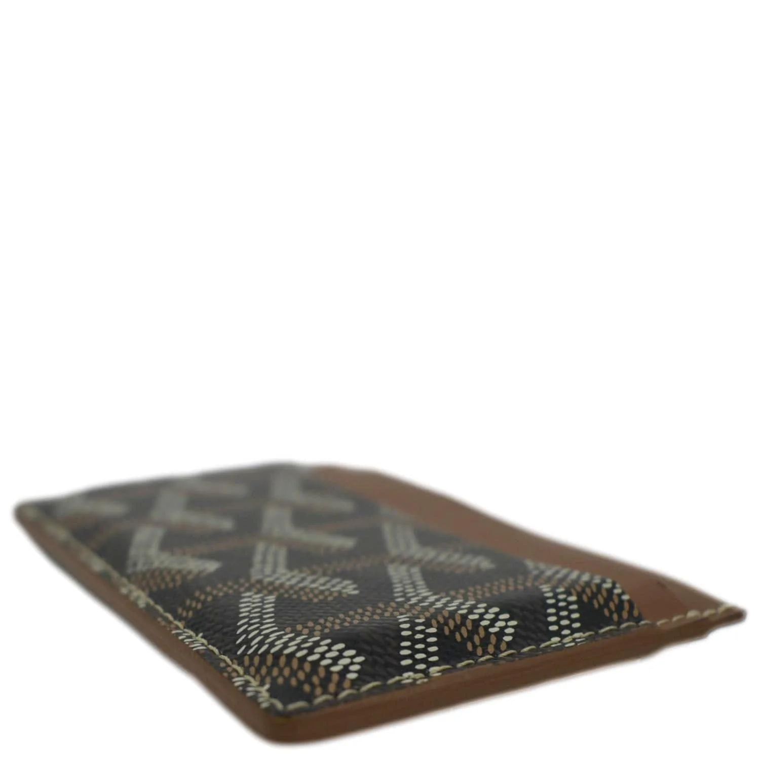 GOYARD Saint Sulpice Canvas Card Holder Tan - Image 10