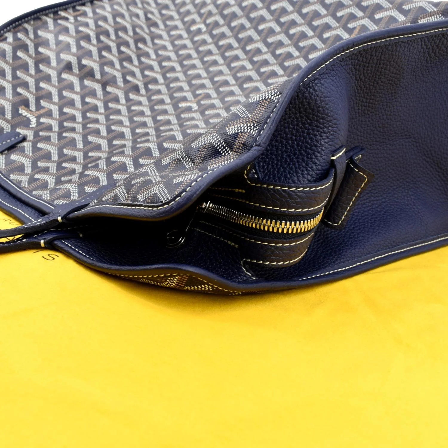 GOYARD Hardy Chevron Print Canvas Tote Bag Multicolor - Image 5