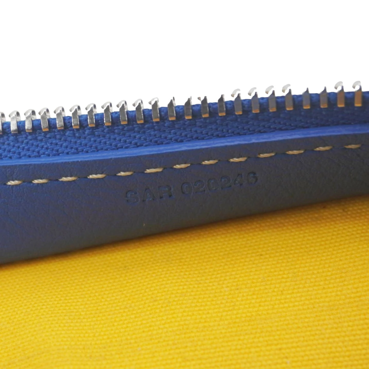 GOYARD Jouvence Chevron Print Canvas Toiletry Bag Blue - Image 17