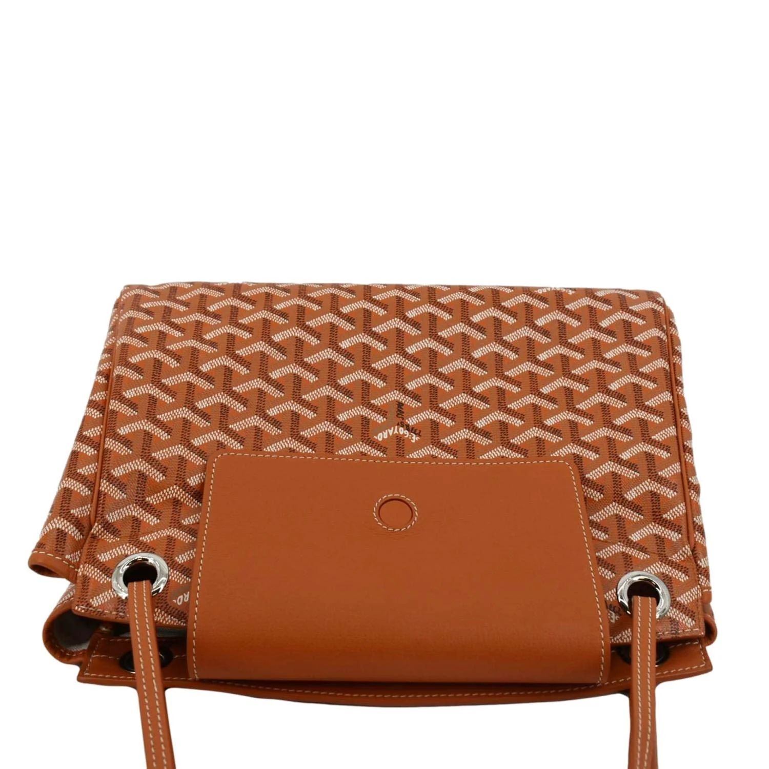 GOYARD Rouette Soft Canvas Shoulder Bag Orange - Image 5
