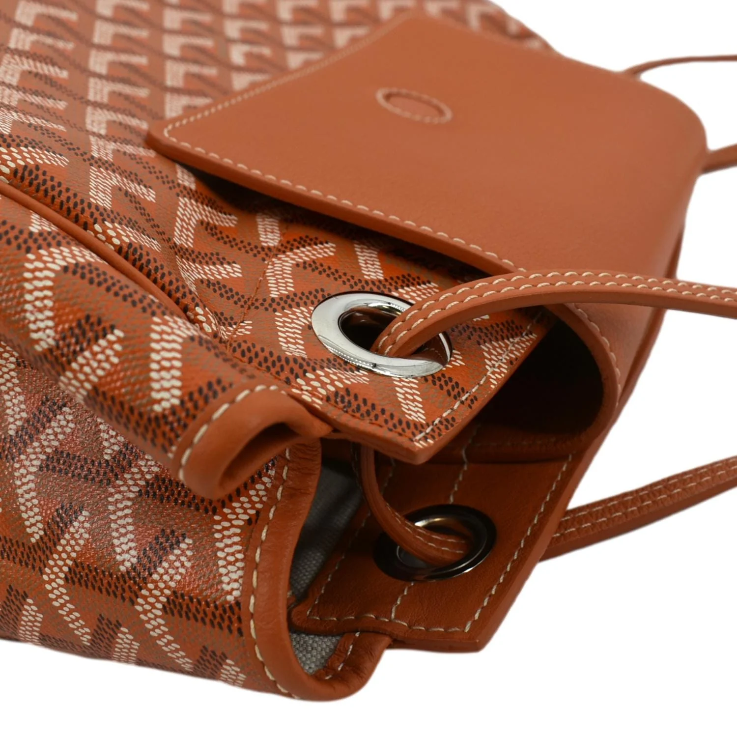 GOYARD Rouette Soft Canvas Shoulder Bag Orange - Image 6