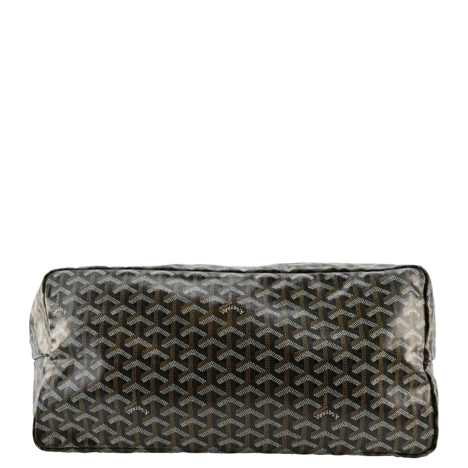 GOYARD Saint Louis GM Canvas Tote Shoulder Bag Black - Image 10