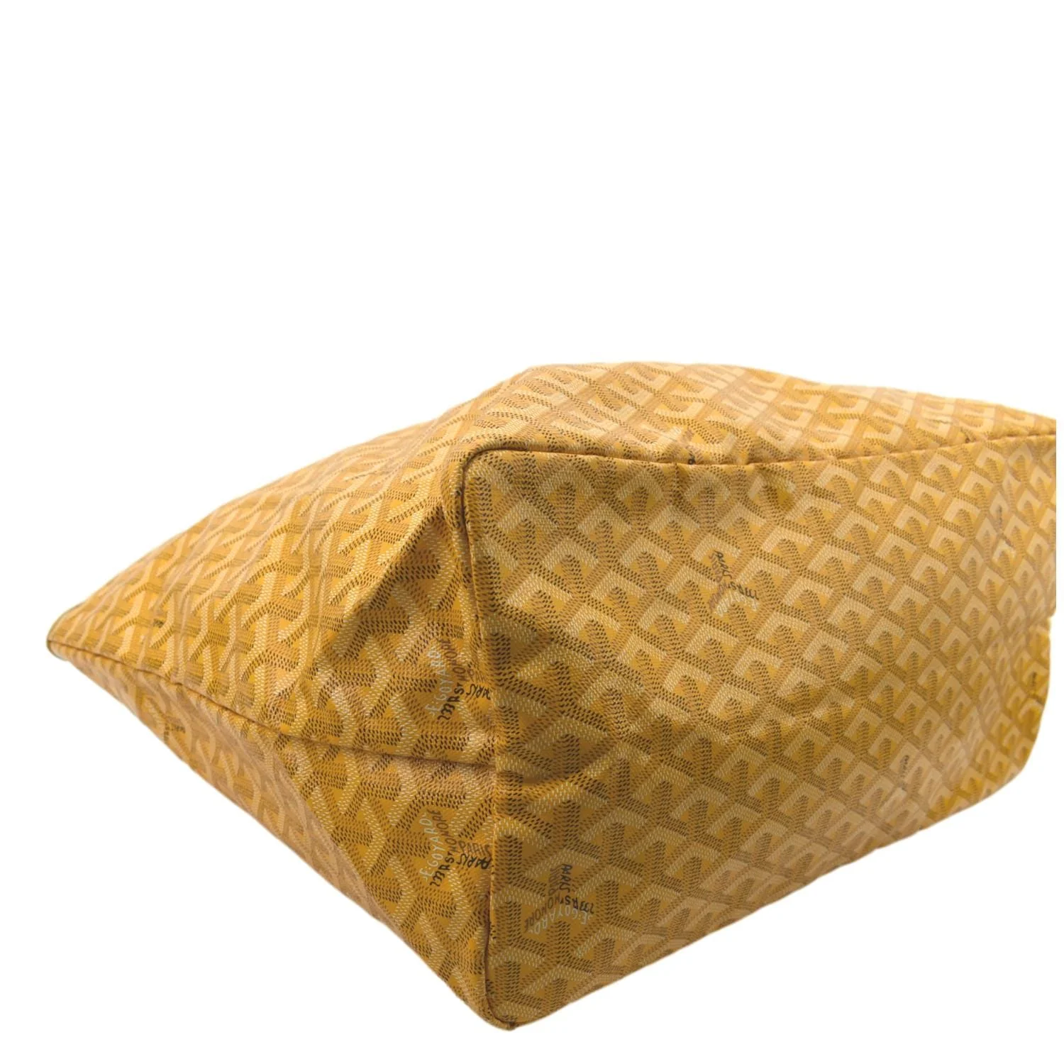 GOYARD Saint Louis GM Canvas Tote Shoulder Bag Yellow - Image 8