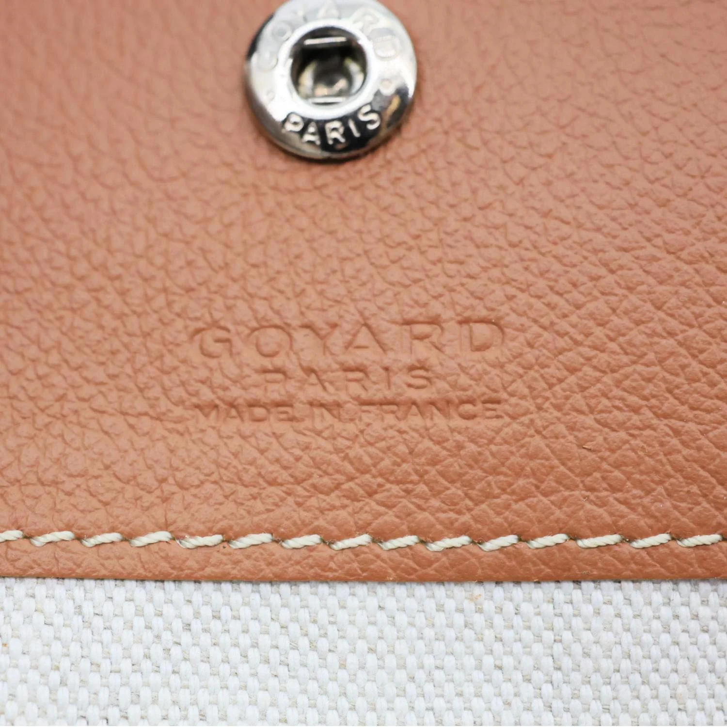 GOYARD Saint Louis GM Chevron Print Canvas Tote Bag Brown - Image 10