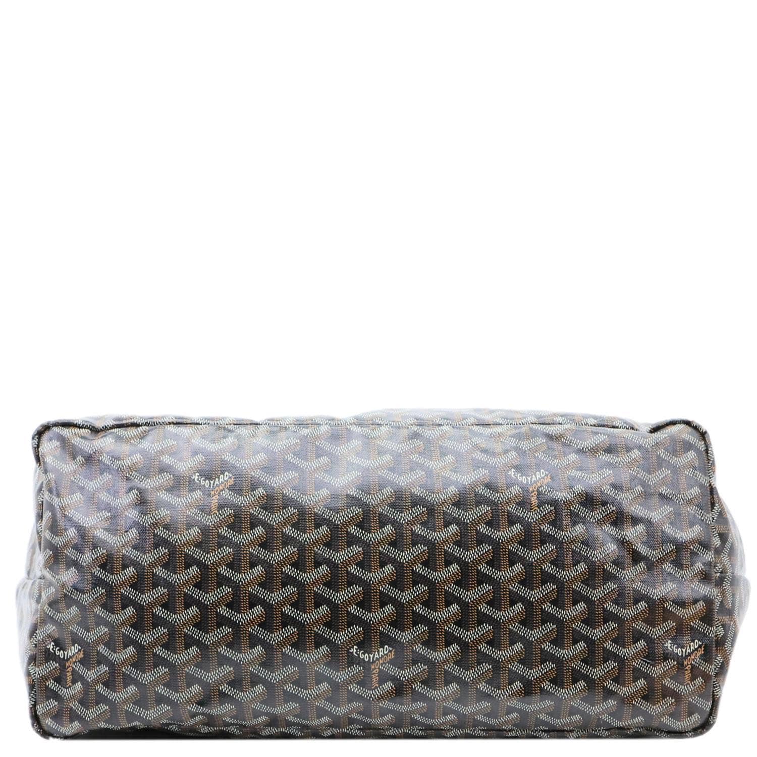 GOYARD Saint Louis GM Chevron Print Canvas Tote Bag Brown - Image 9