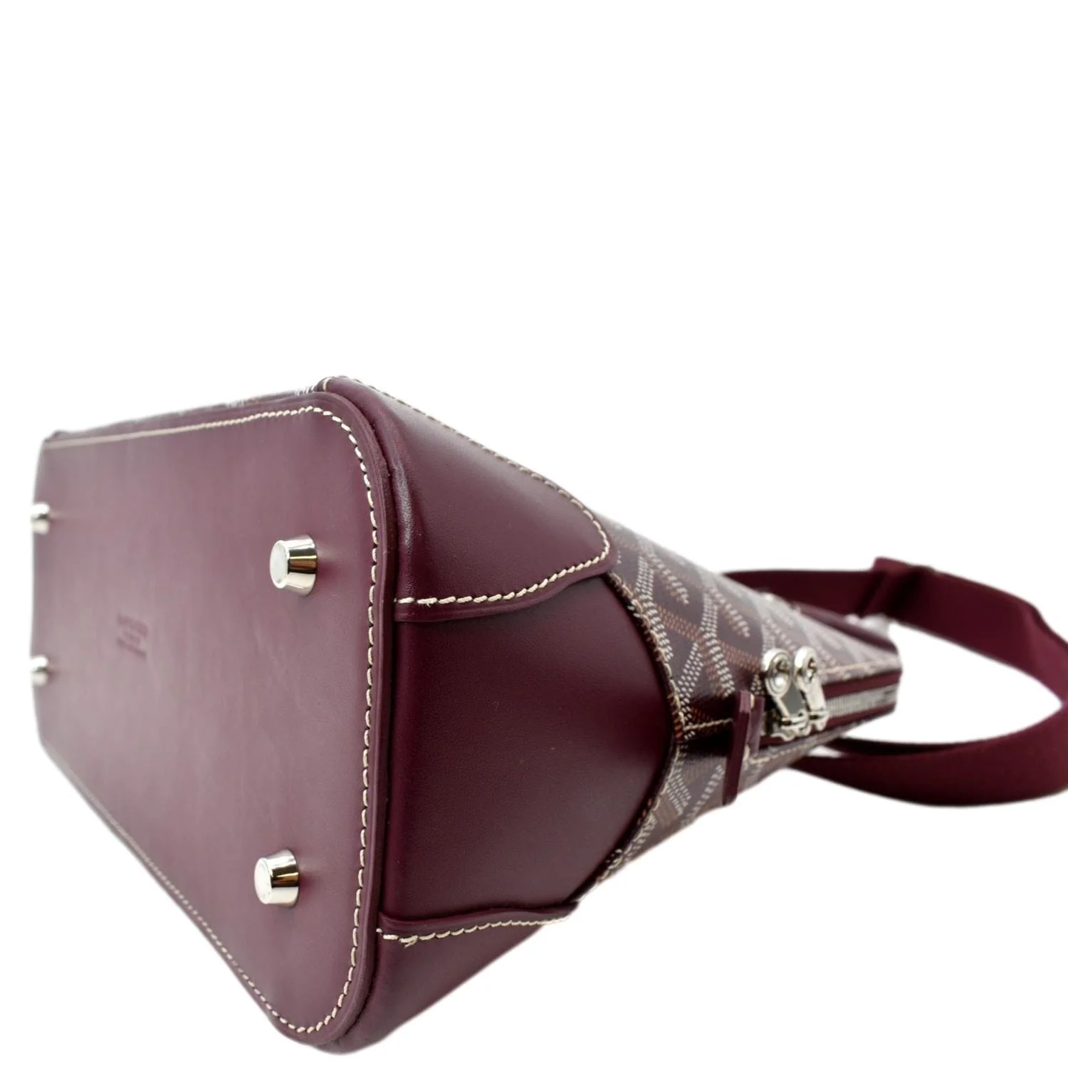 GOYARD Vendome PM Canvas Crossbody Bag Burgundy - Image 4