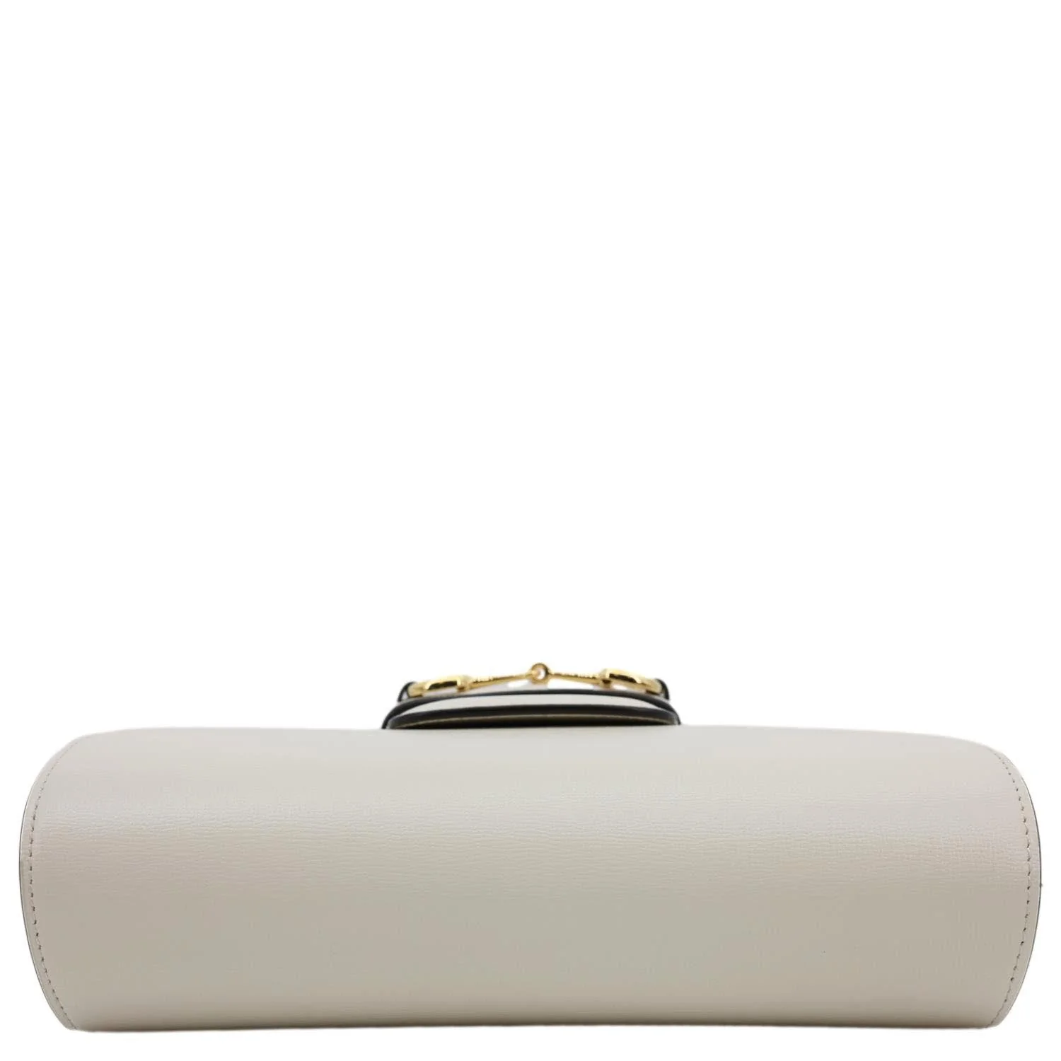 GUCCI Horsebit 1955 Small Leather Shoulder Bag Off White 602204 - Image 6